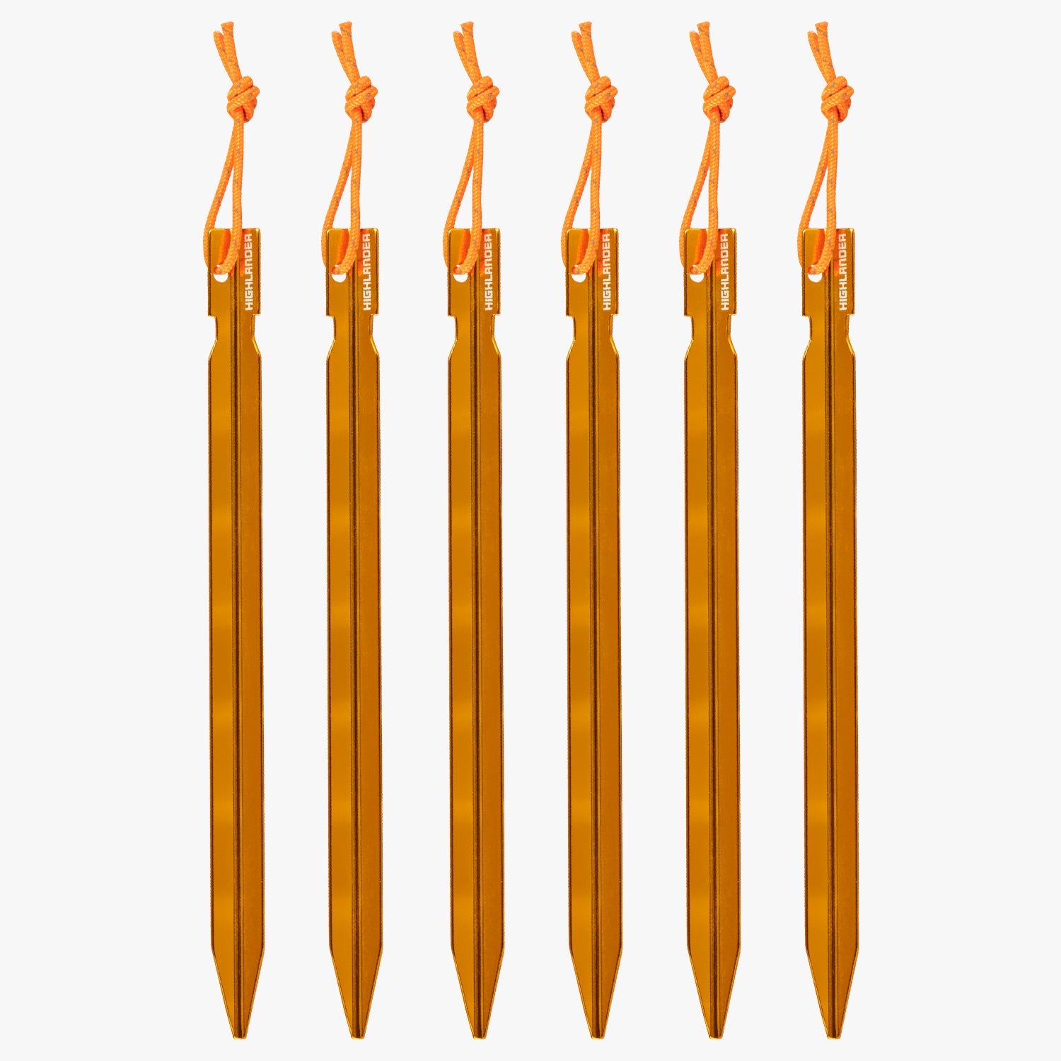 Highlander - ARROW ALUMINUM SPIKE 18CM / 7INCH - 6 PACK