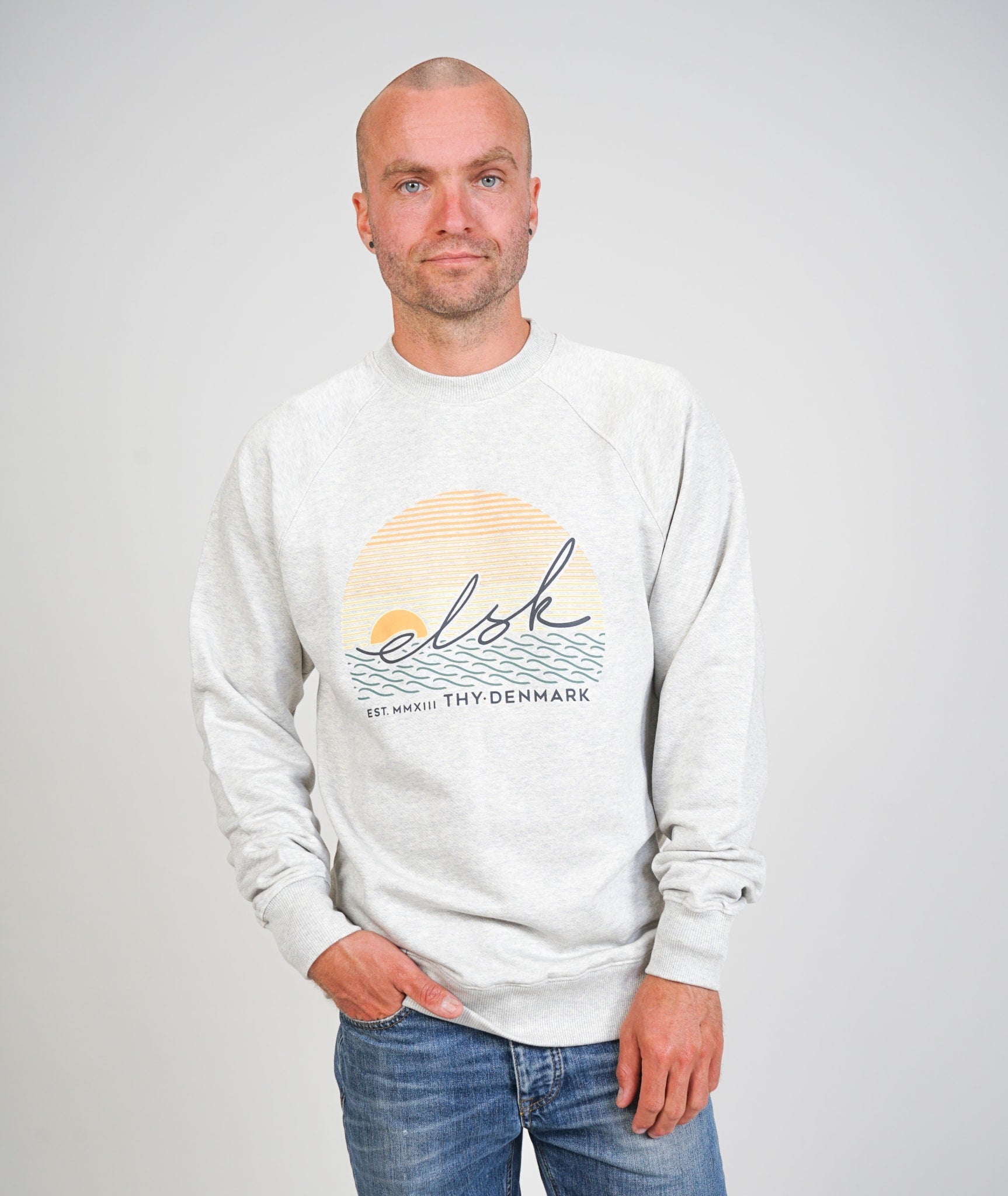 Sunsign Men'S Cross Crewneck