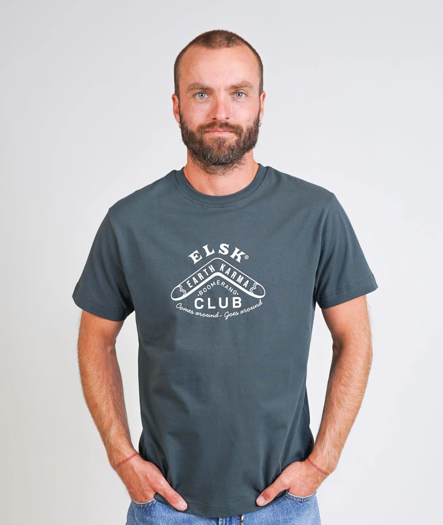 Boomerang gebürstetes Herren-T-Shirt