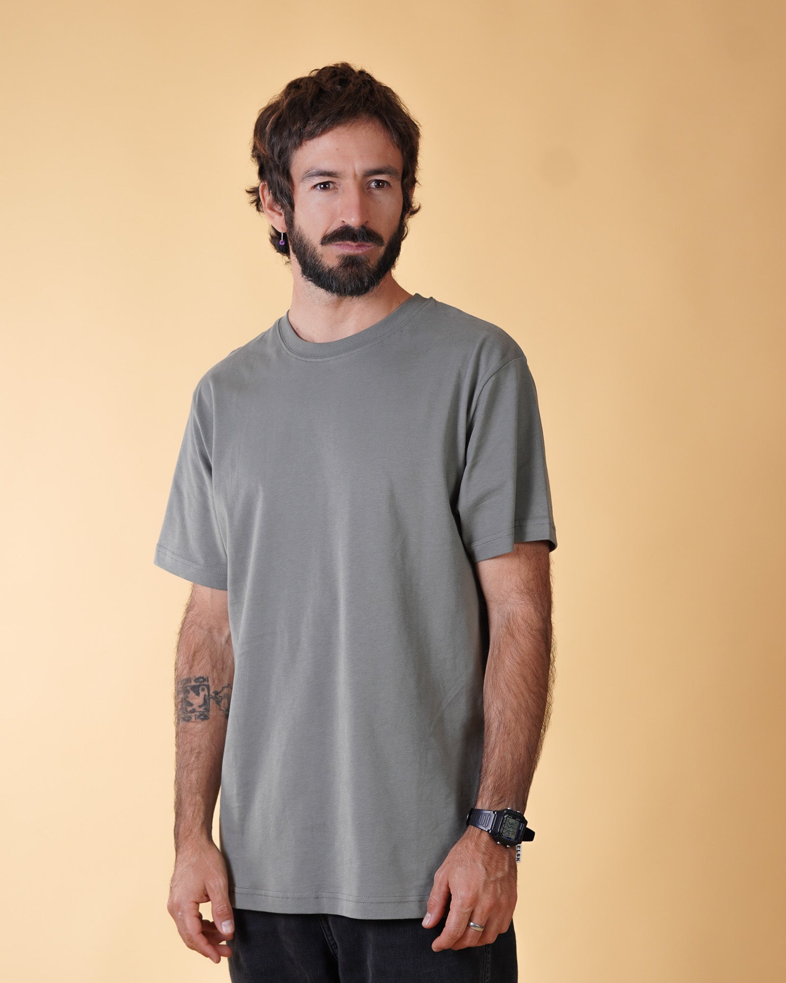 Essential Men'S Brushed T-Shirt - XXL / Castor Gray