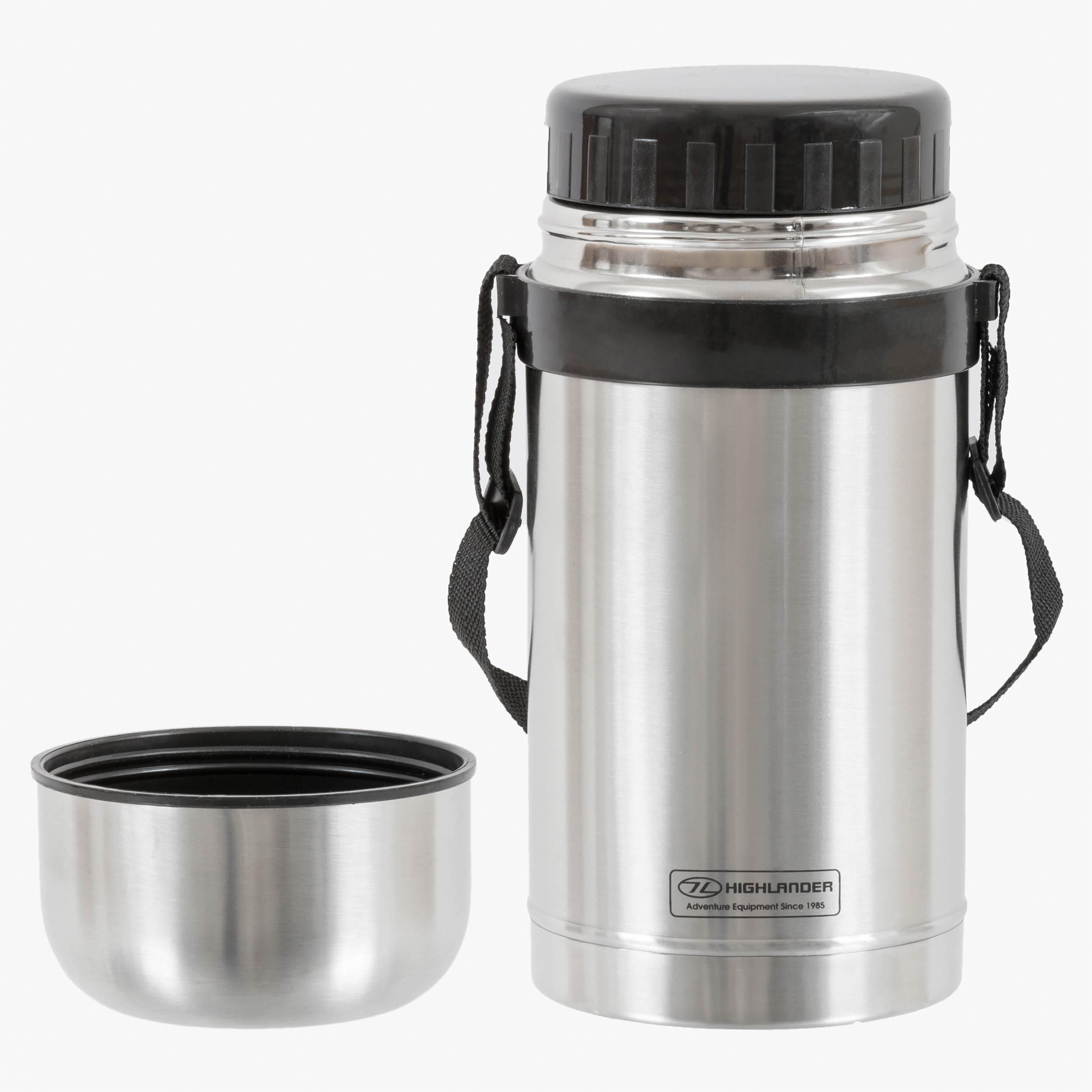 Highlander - Duro Insulated Food Thermos, Silver, 1L