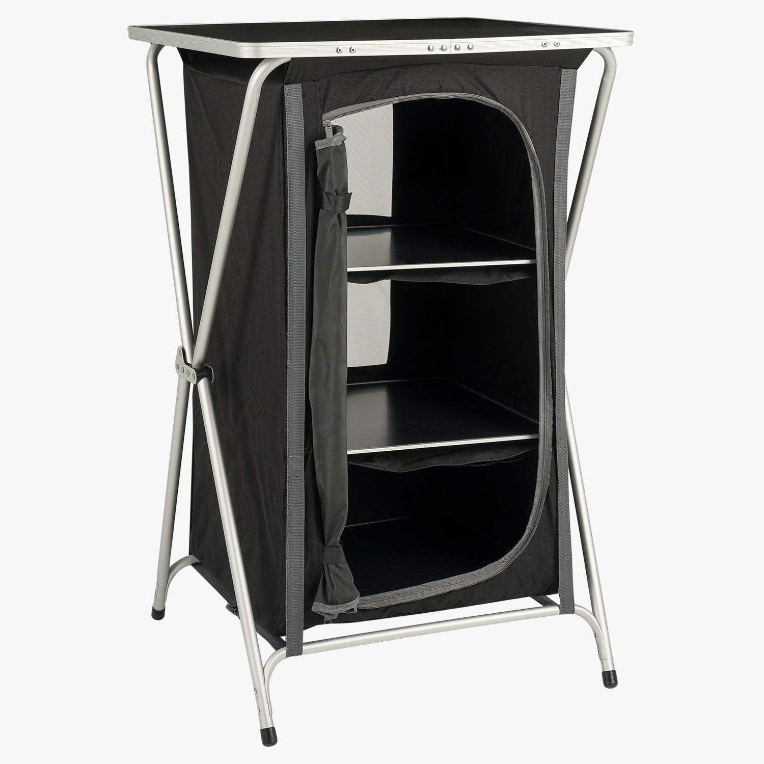 Highlander - 3-shelf folding camping cabinet