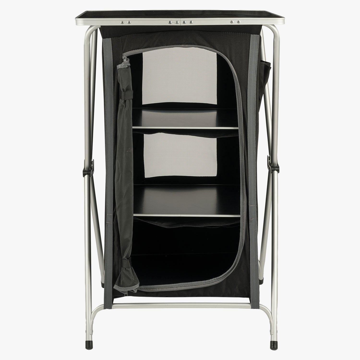 Highlander - 3-shelf folding camping cabinet