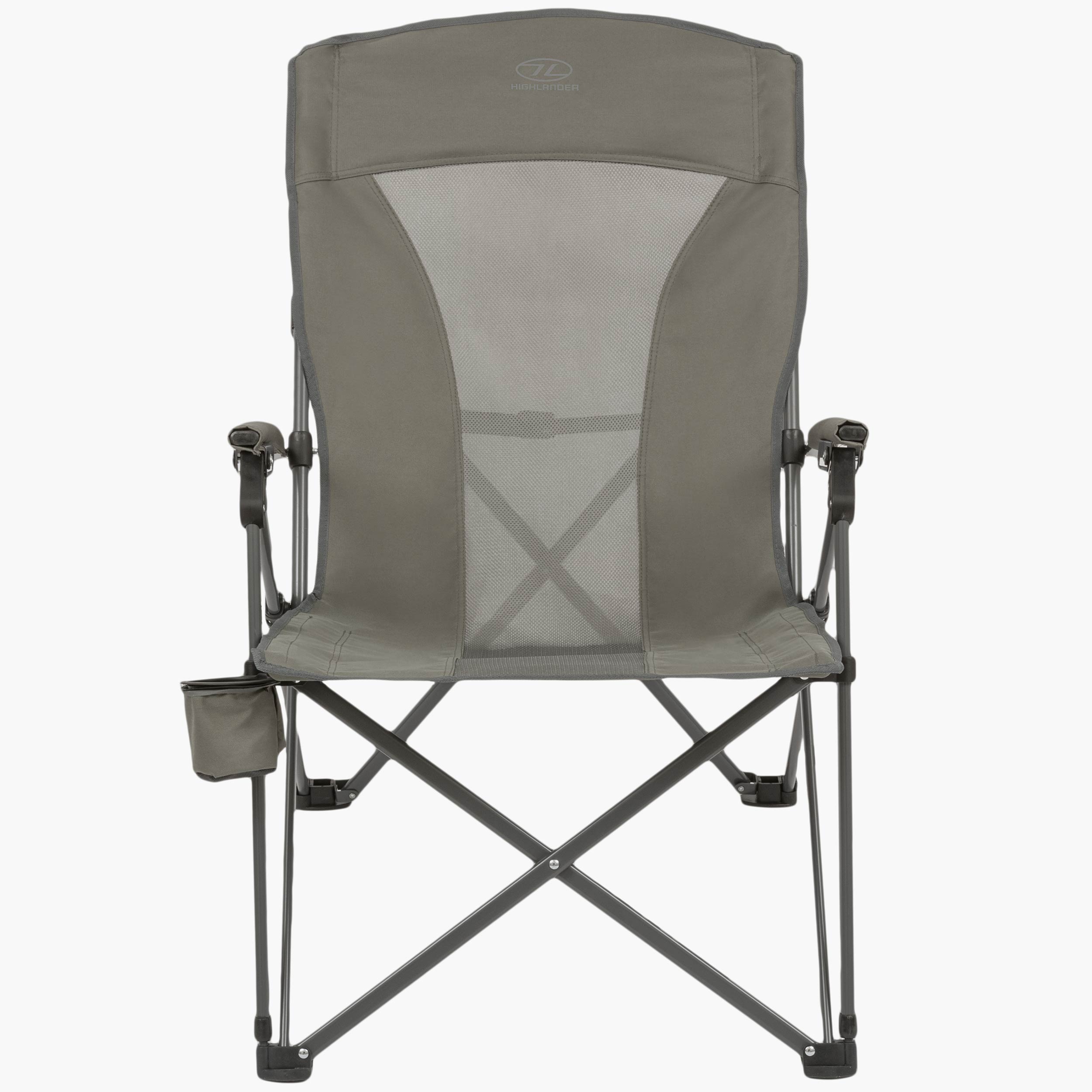 Highlander - Balvenie Recliner Camping Chair, Charcoal