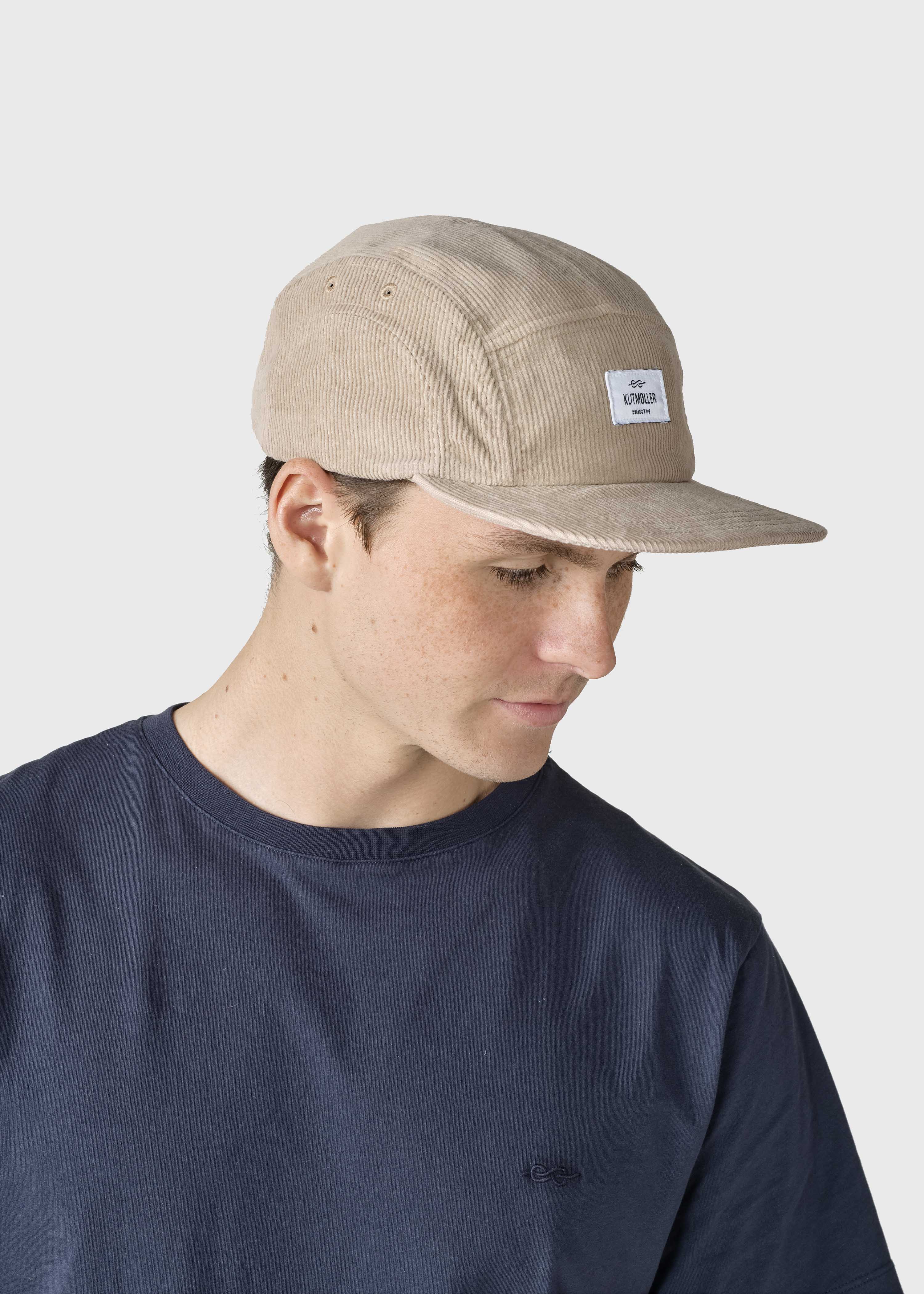 Five Panel Corduroy Cap - Sand