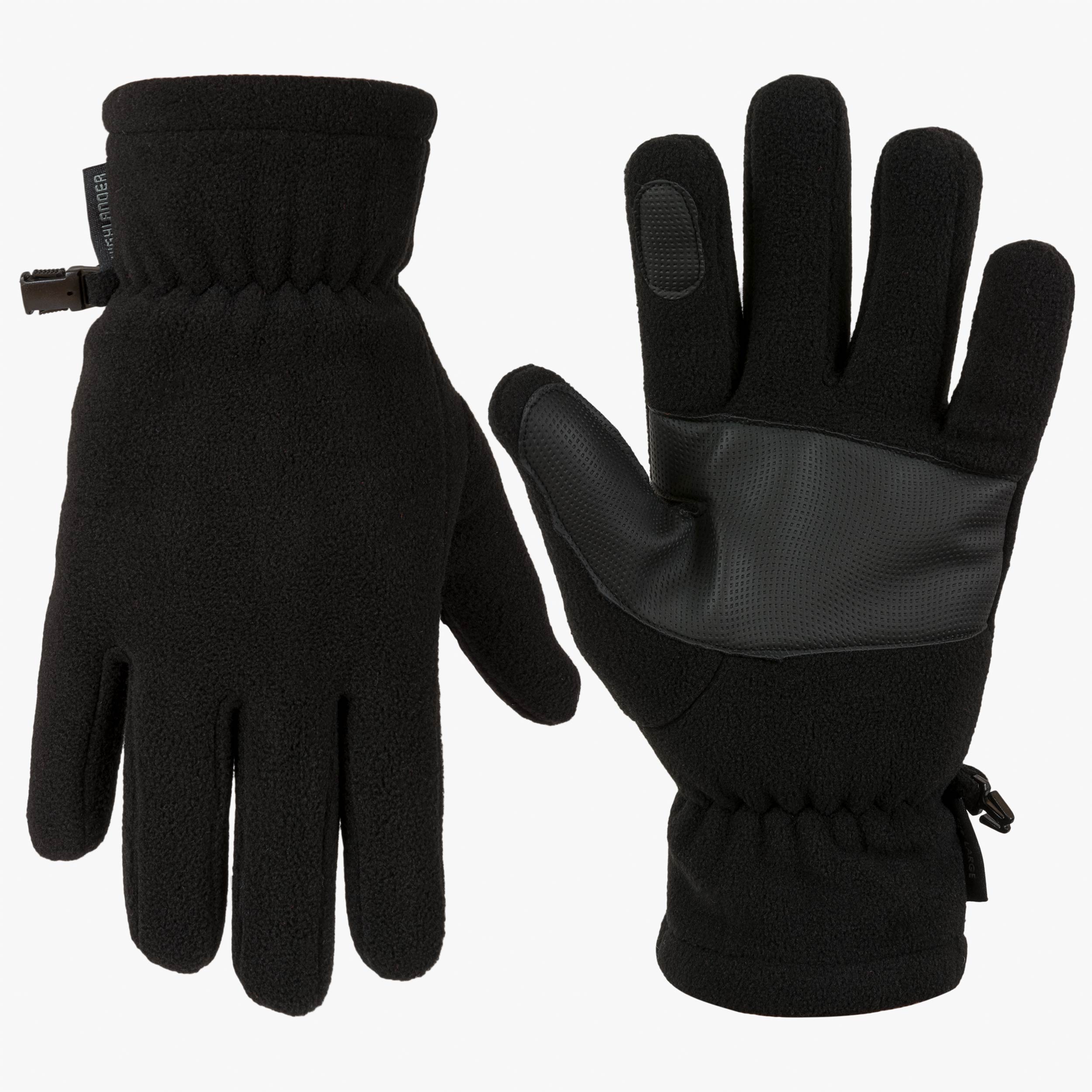 Highlander - Polar Fleece Handske - Svart