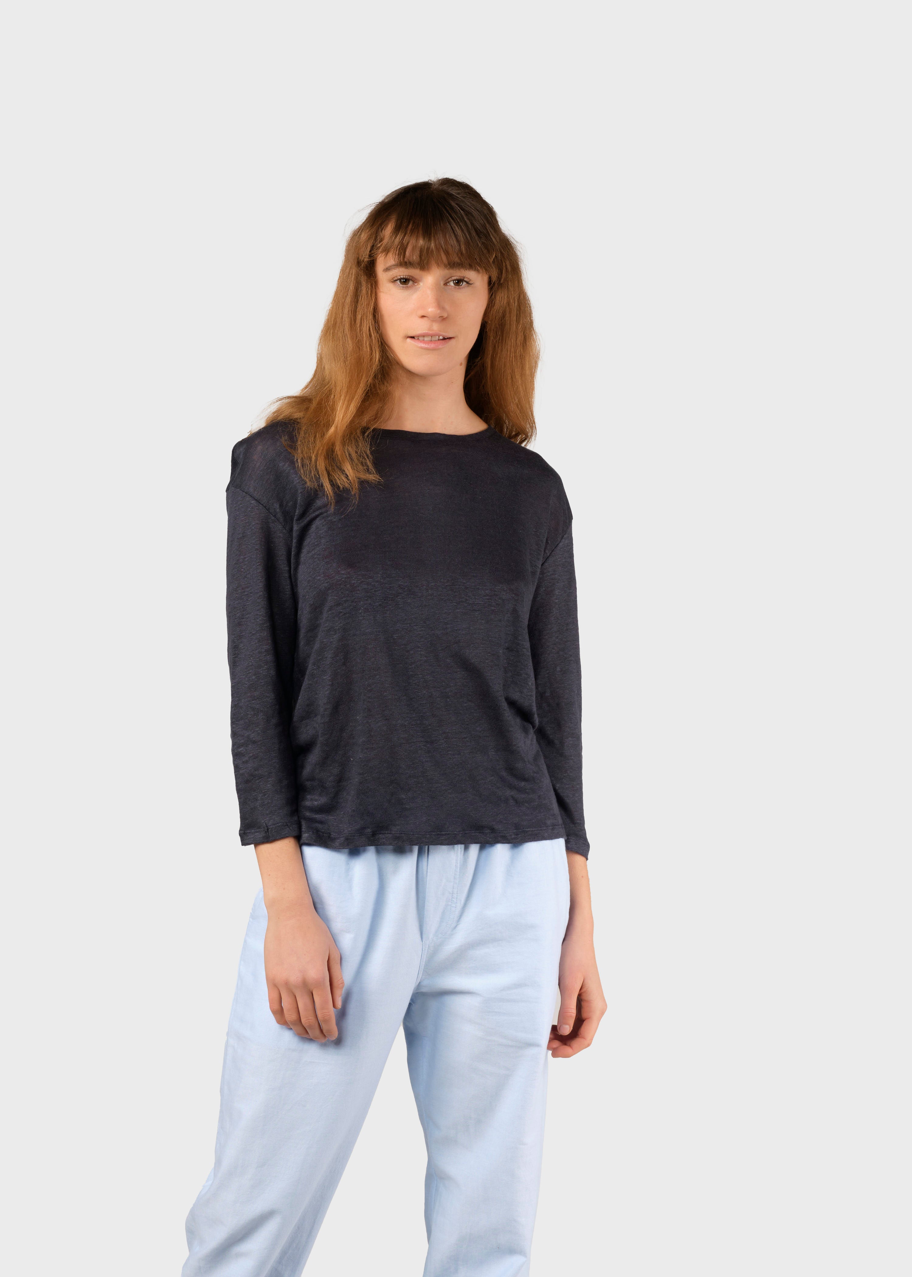 Gudrun Ls Tee - Navy