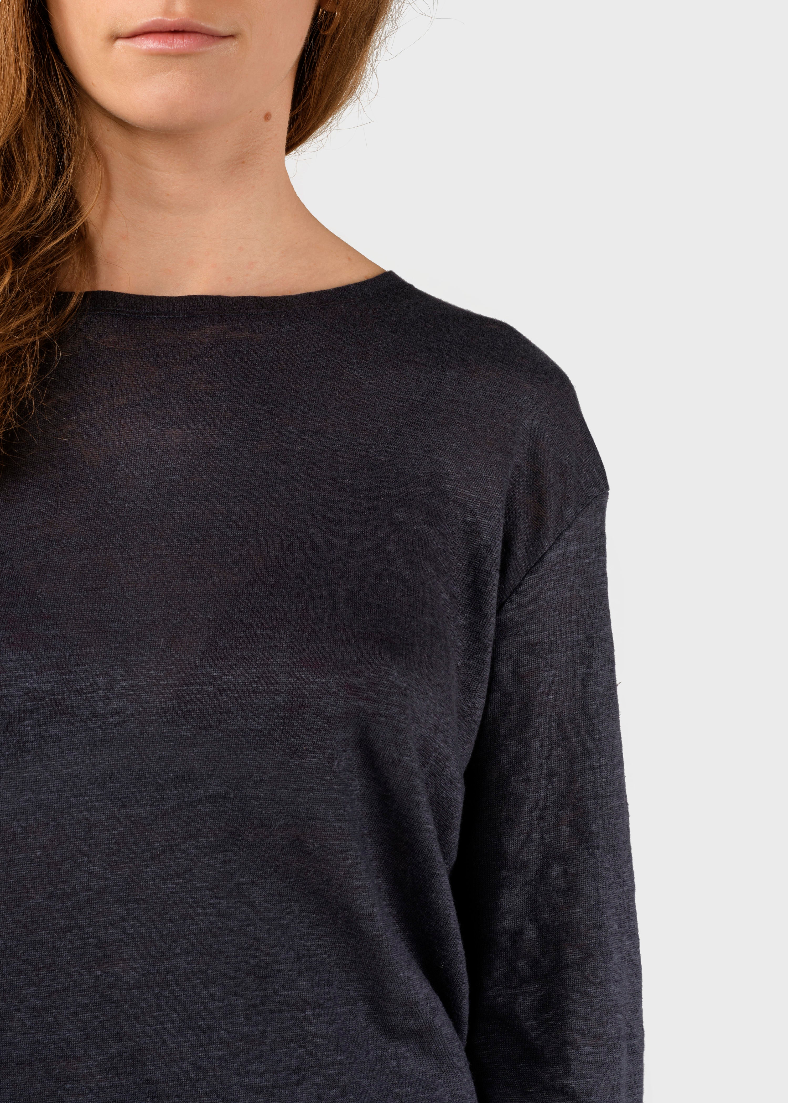 Gudrun Ls Tee - Navy