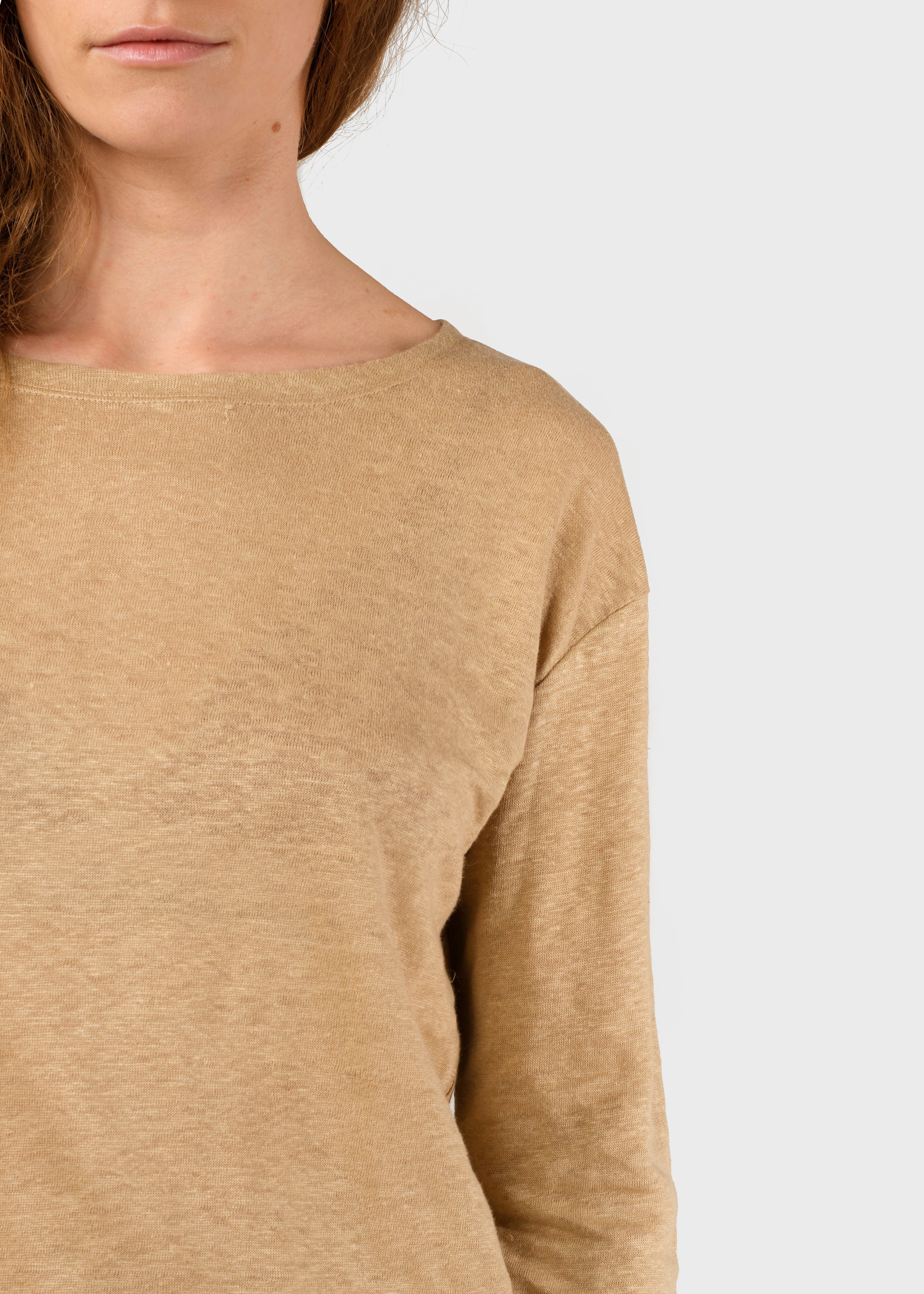 Gudrun Ls Tee - Sand