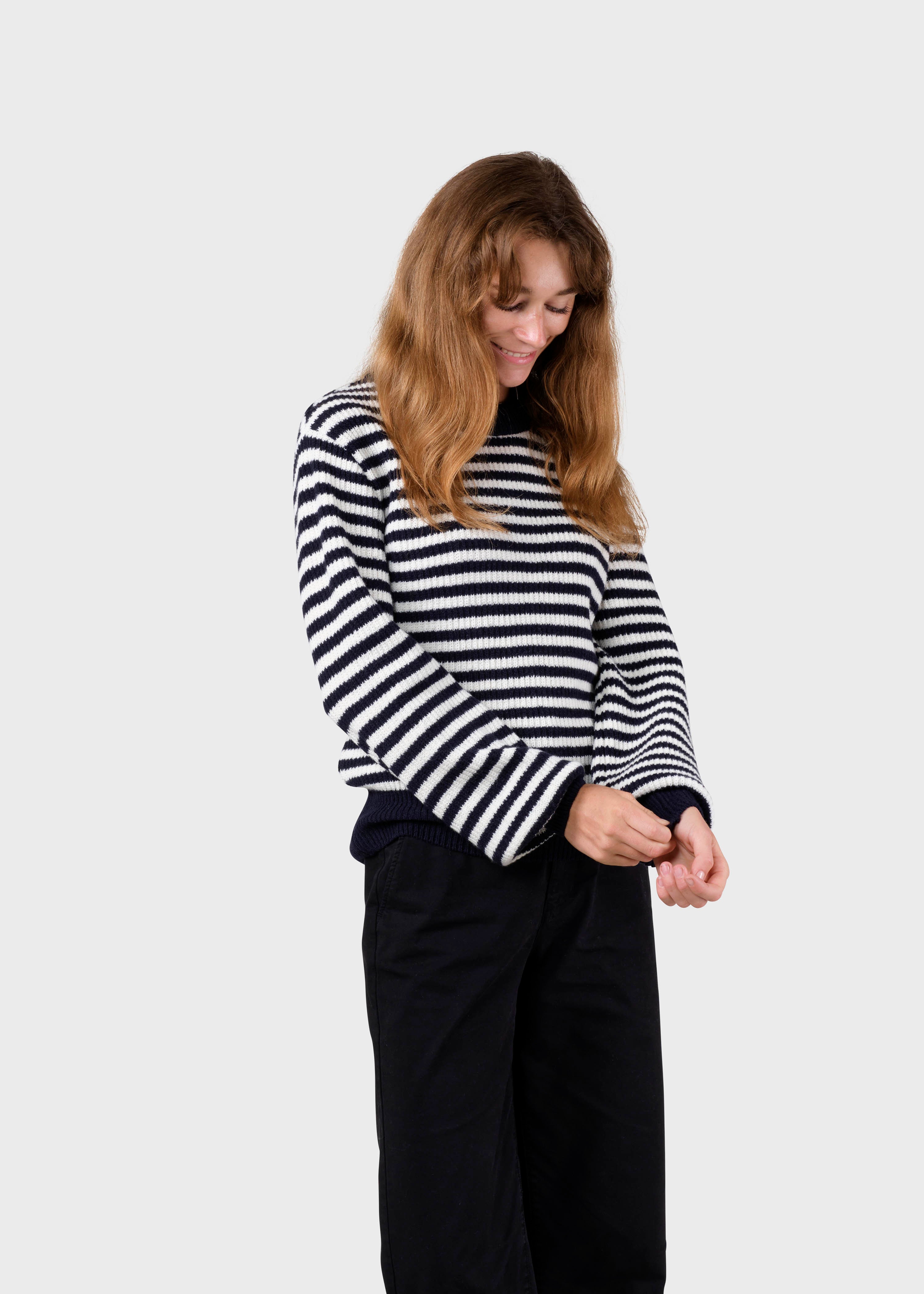 Gunilla Knit - Navy/cream