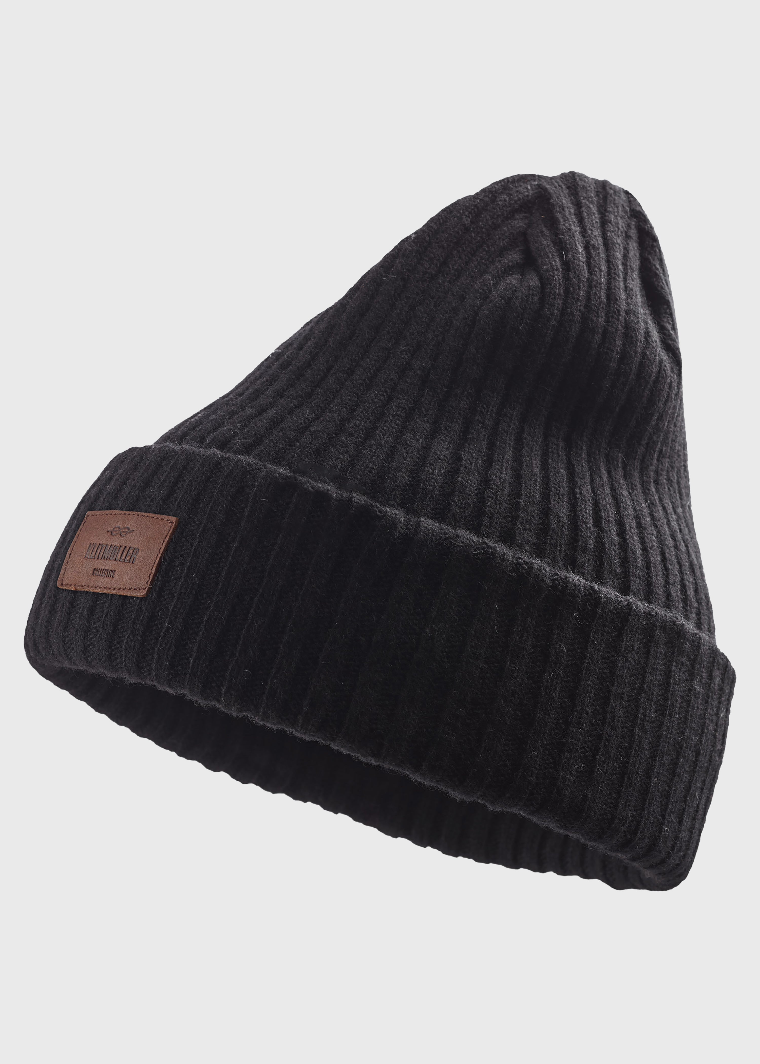 Heavy Rib Beanie - Black