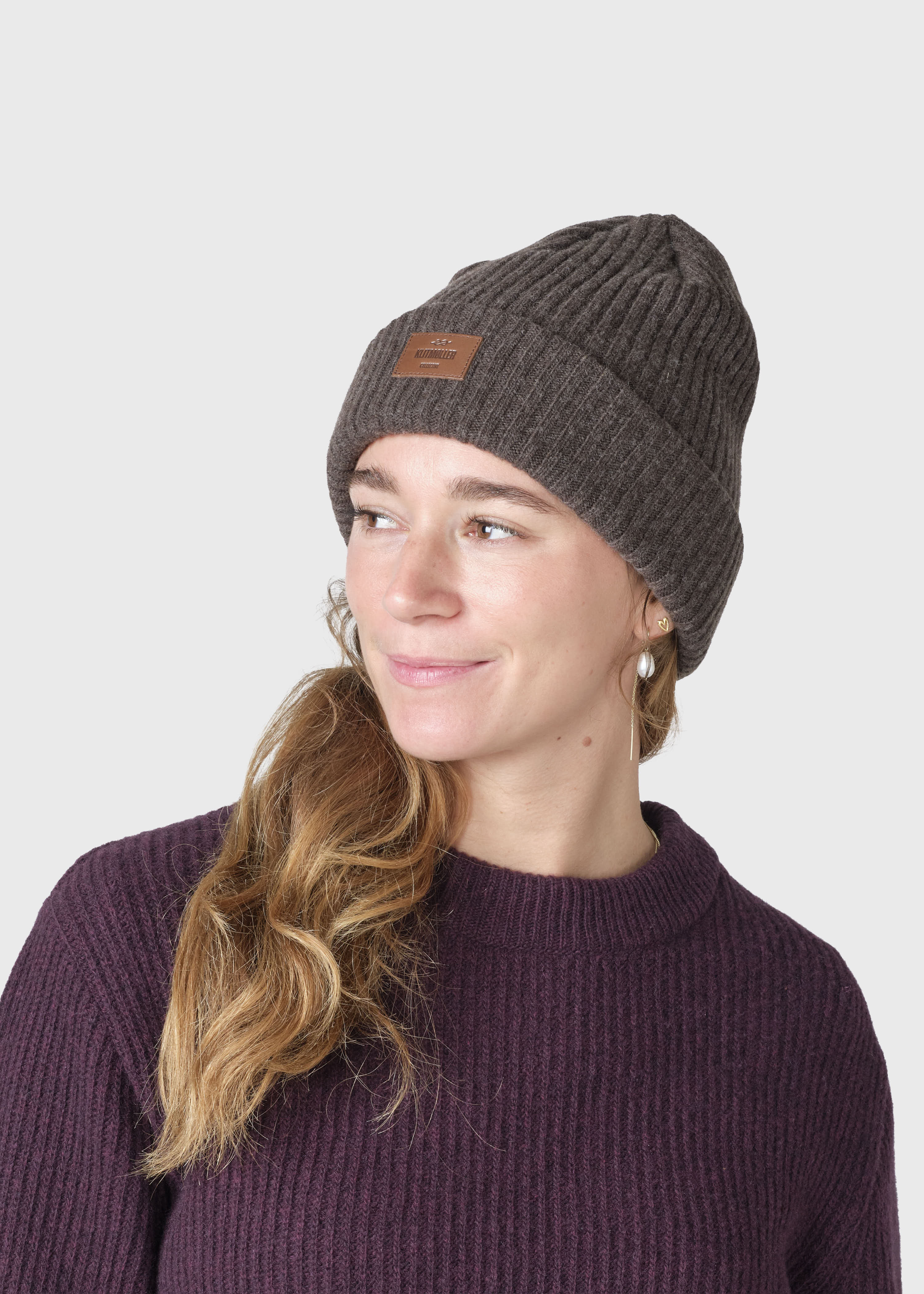Heavy Rib Beanie - Taupe