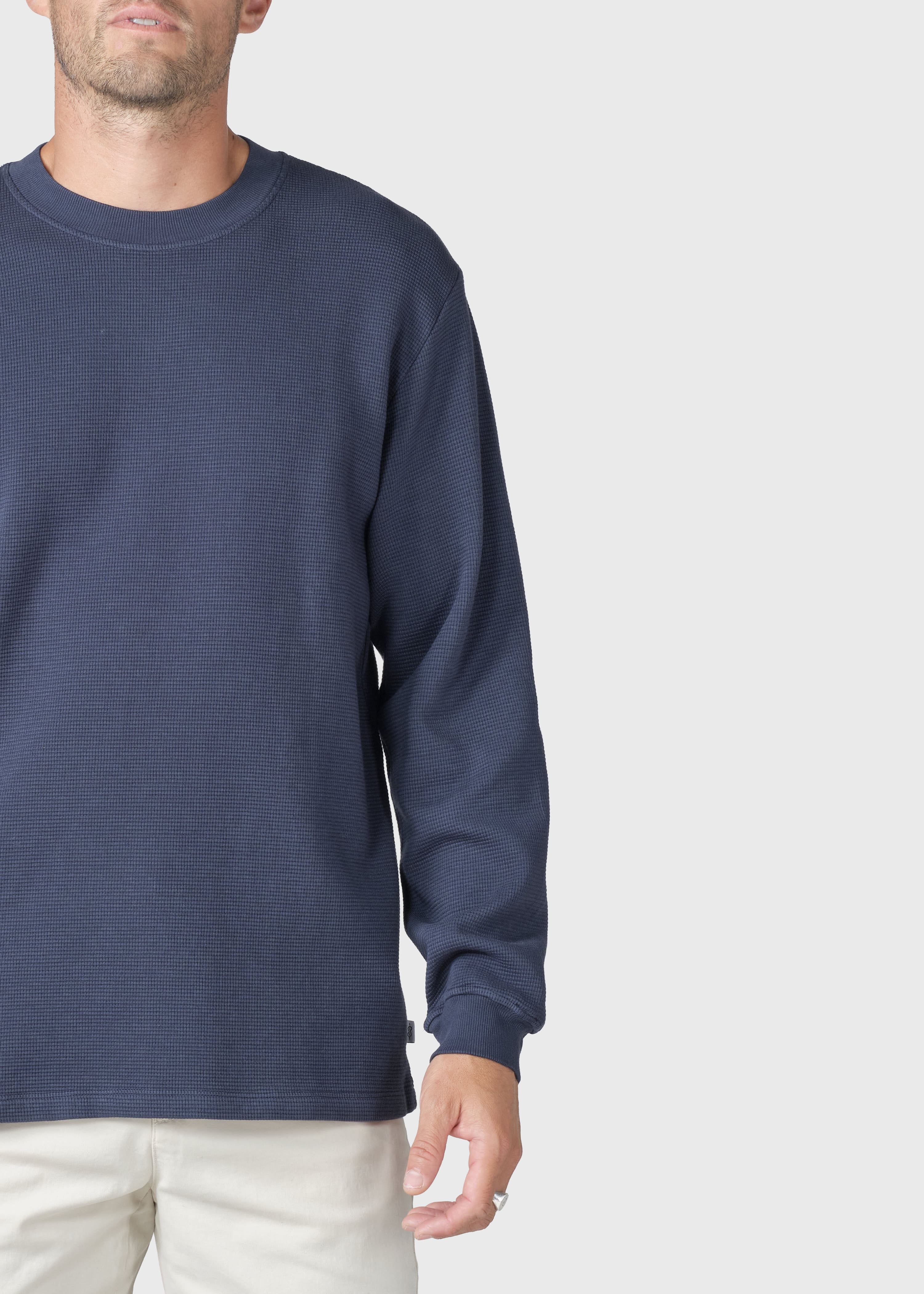 Hudson Ls Tee - Navy