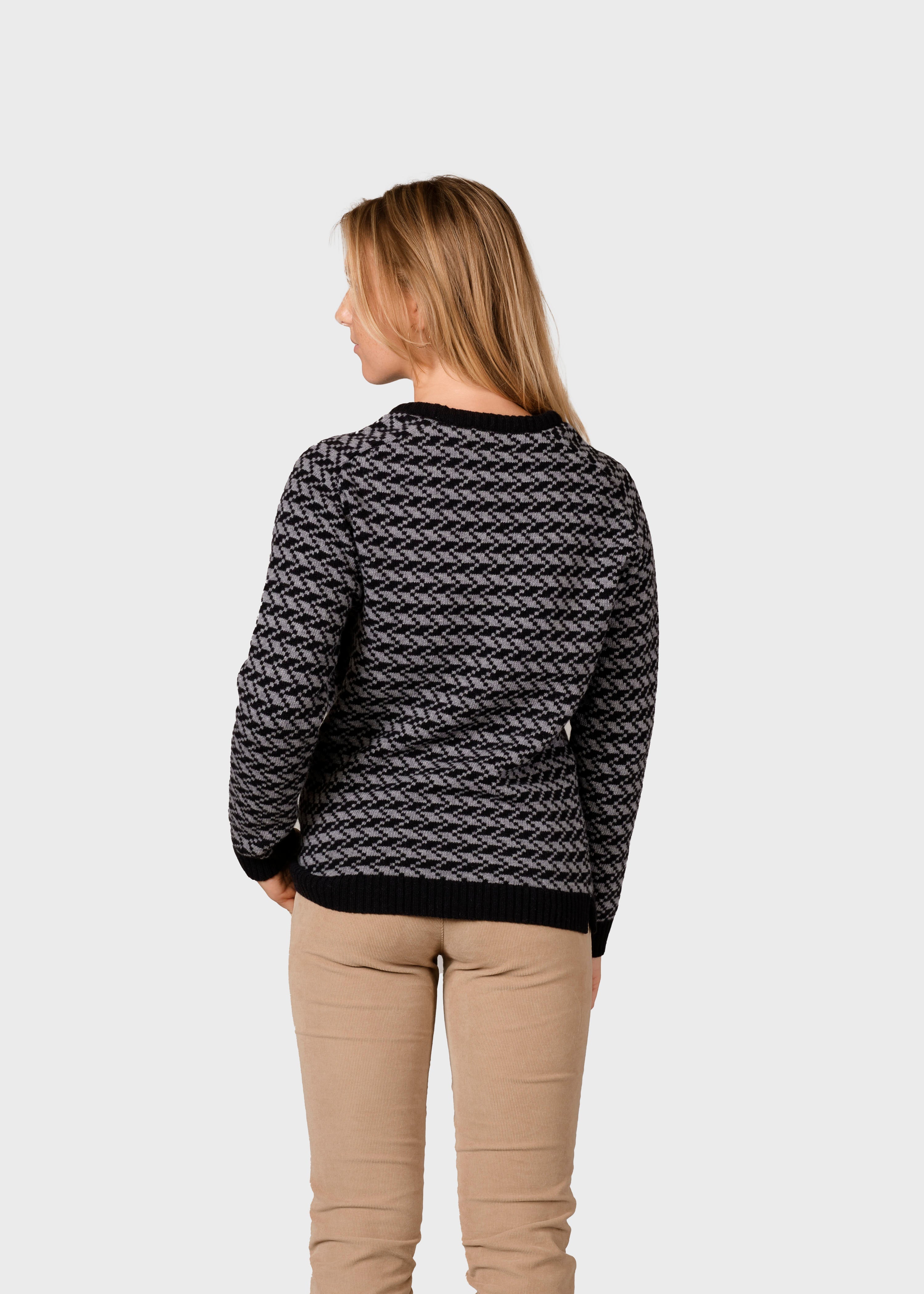 Ida Knit - Black/light Grey