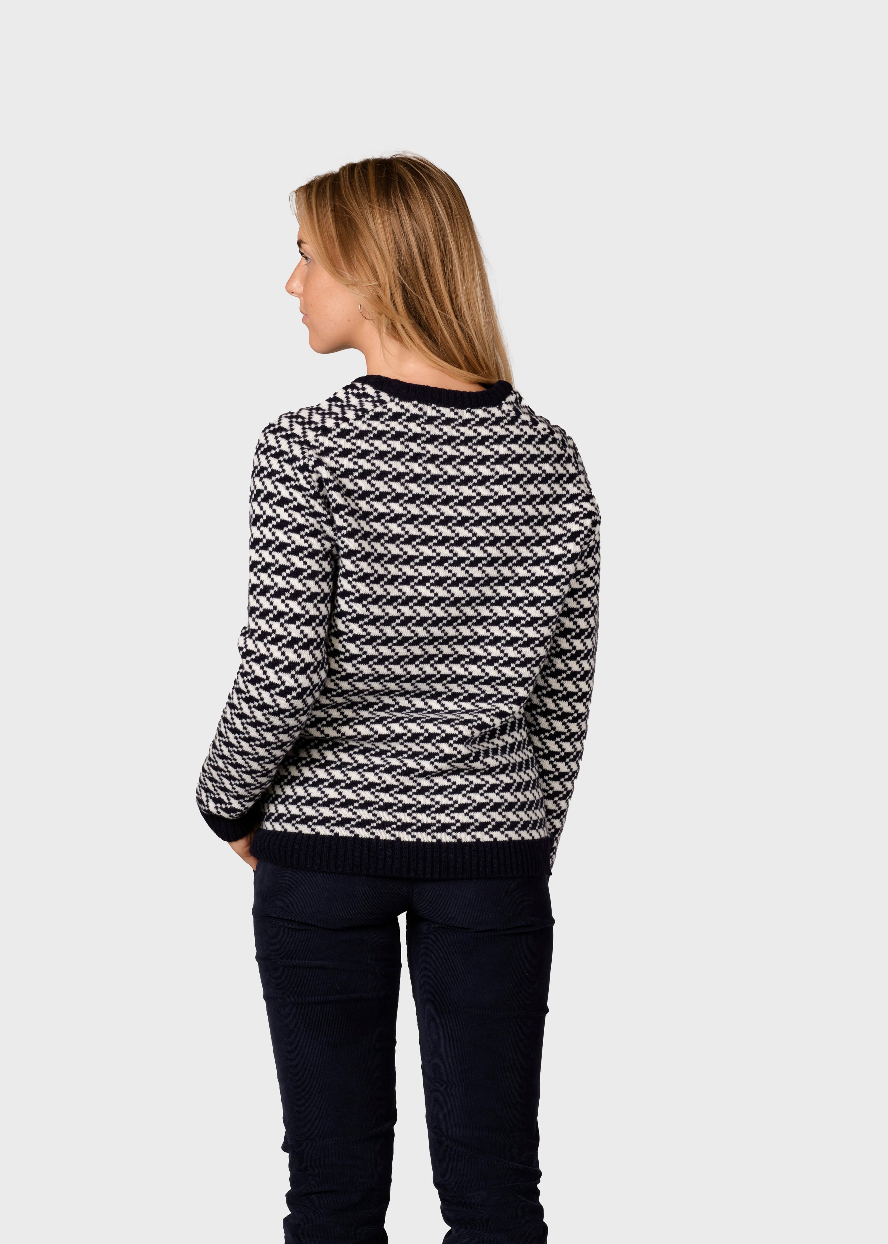 Ida Knit - Navy/cream
