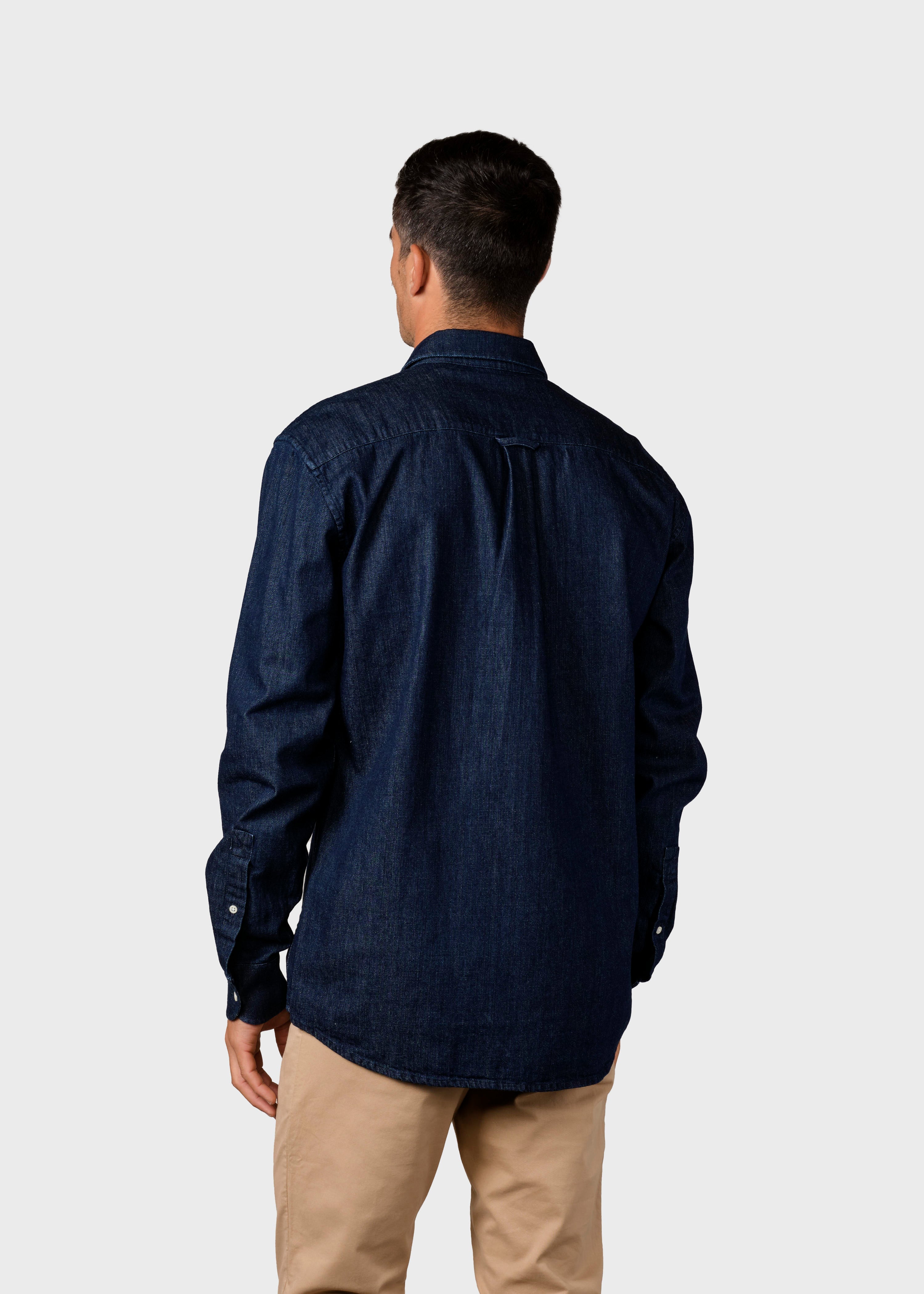 Jakob Shirt - Dark Blue Stonewash
