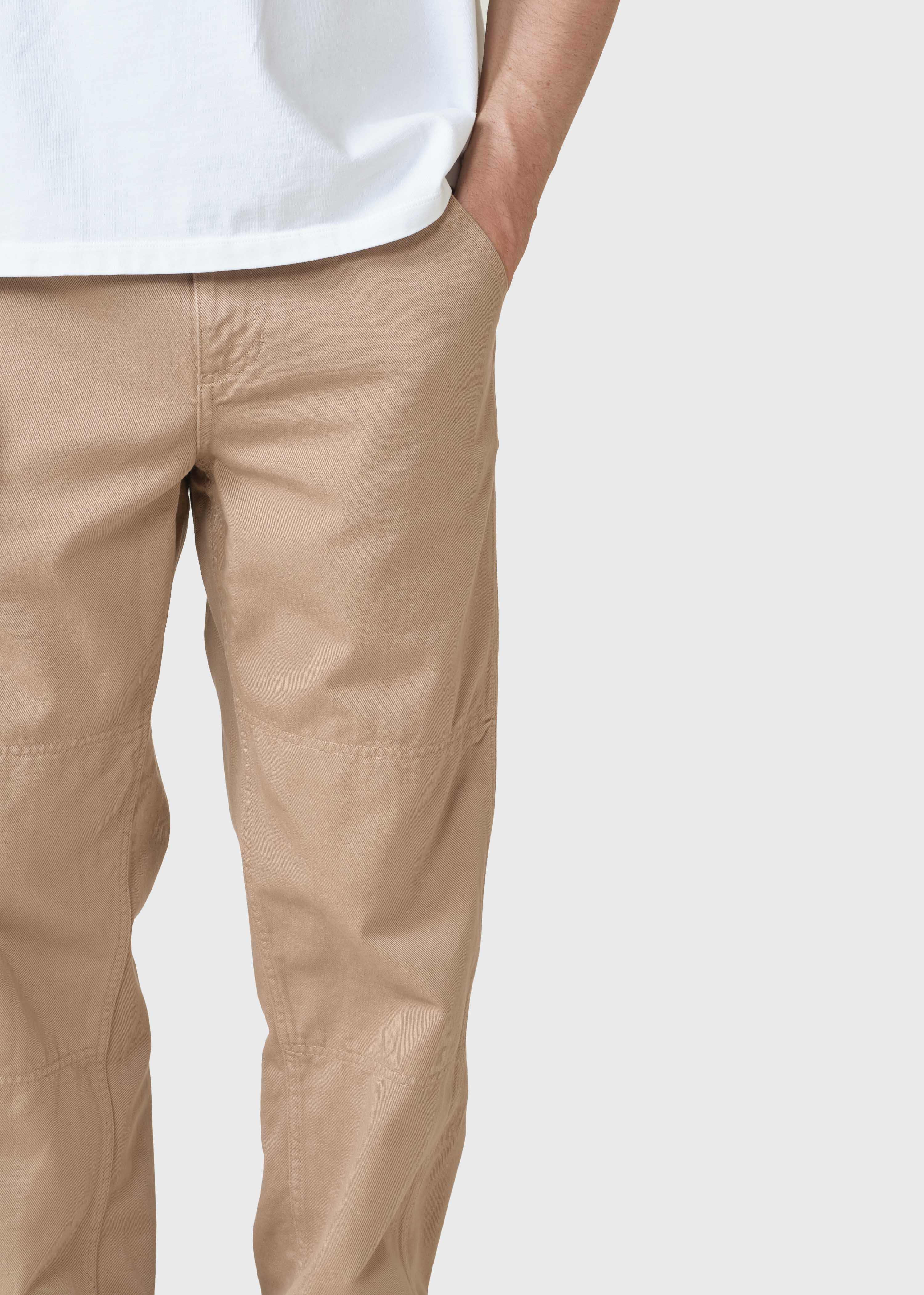 Jimmy Twill Pants - Washed Sand