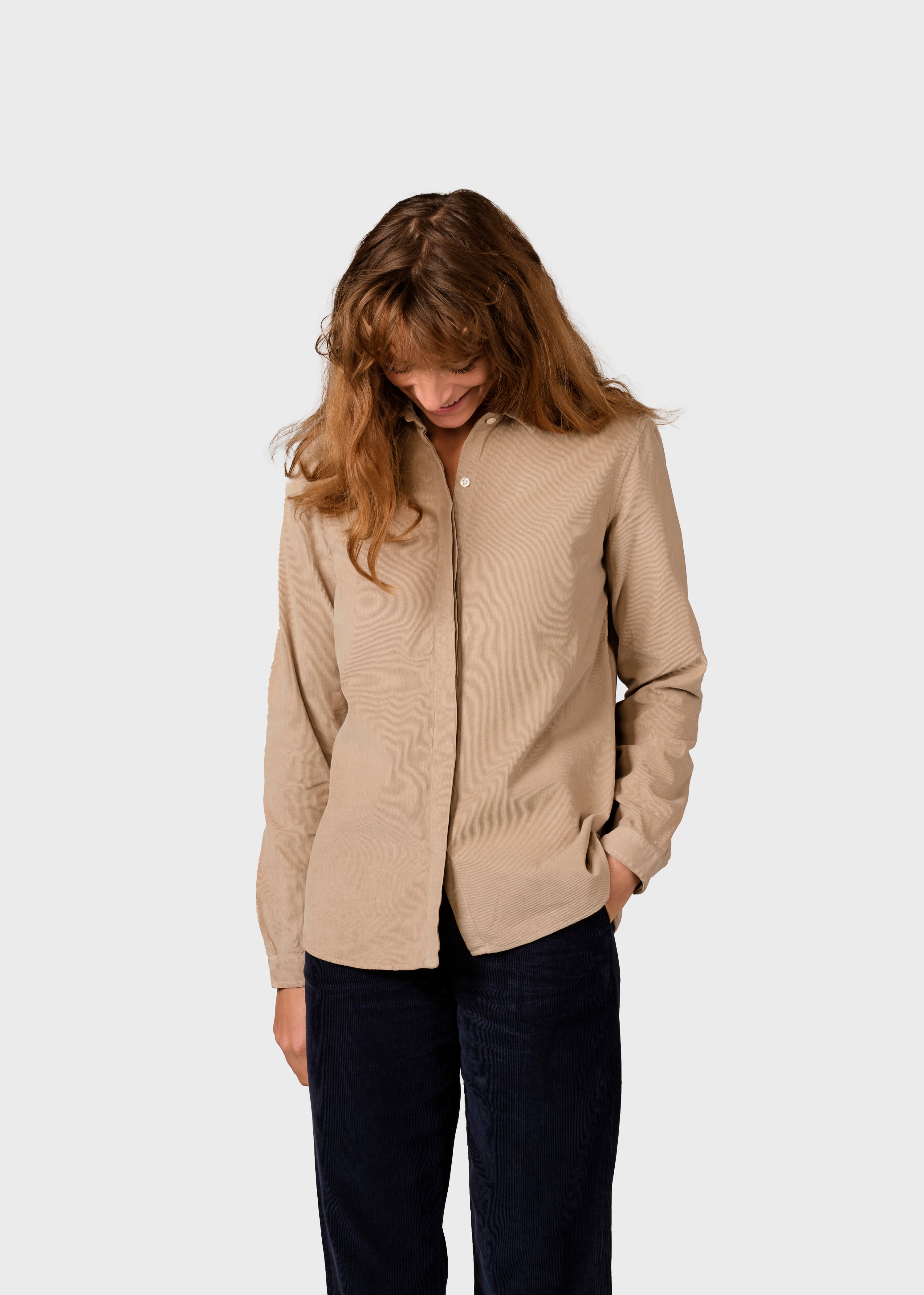 Julie Corduroy Shirt - Sand