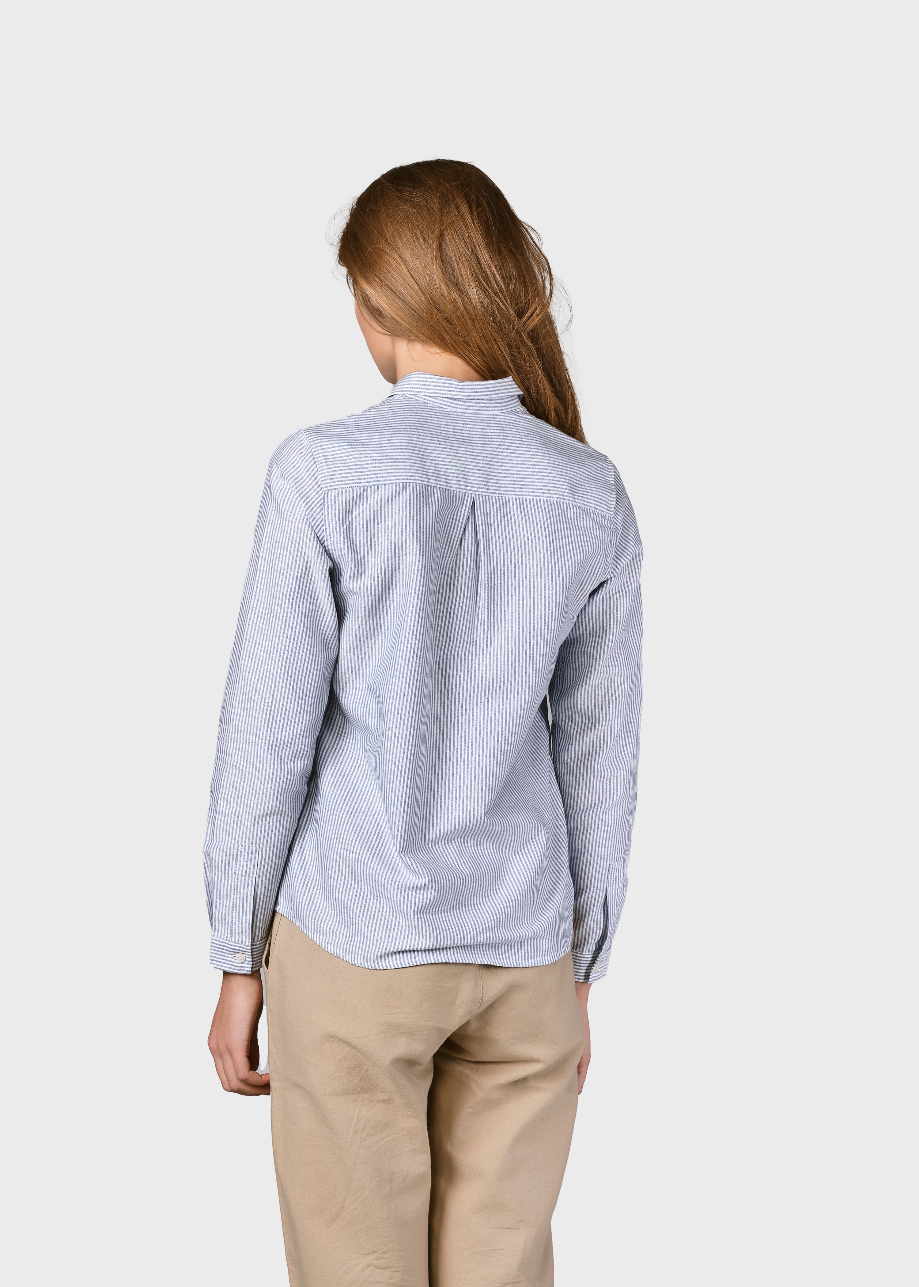 Julie Striped Shirt - White/navy