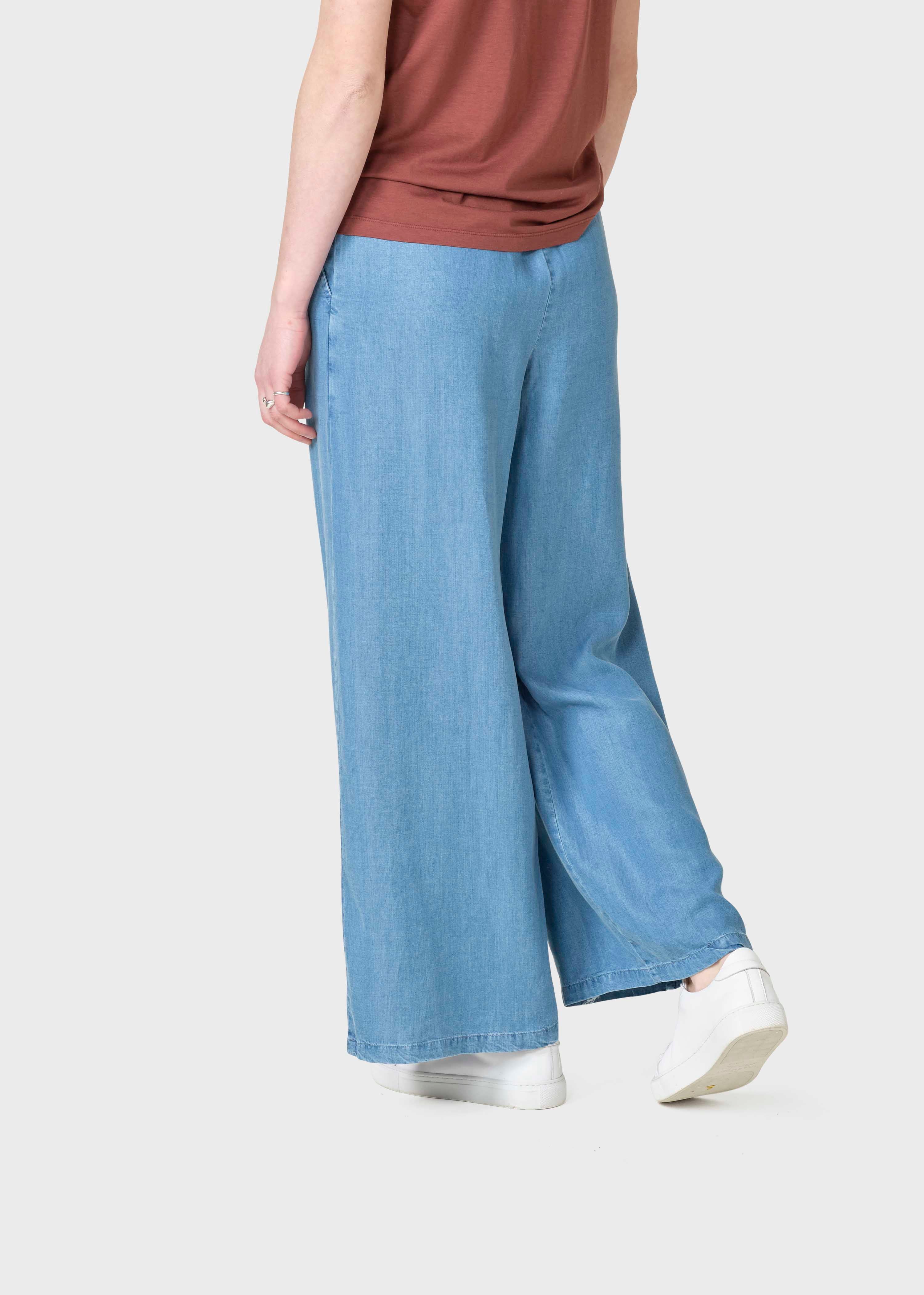 Pantalon Kaja Lyocell - Bleu Chambray Clair 