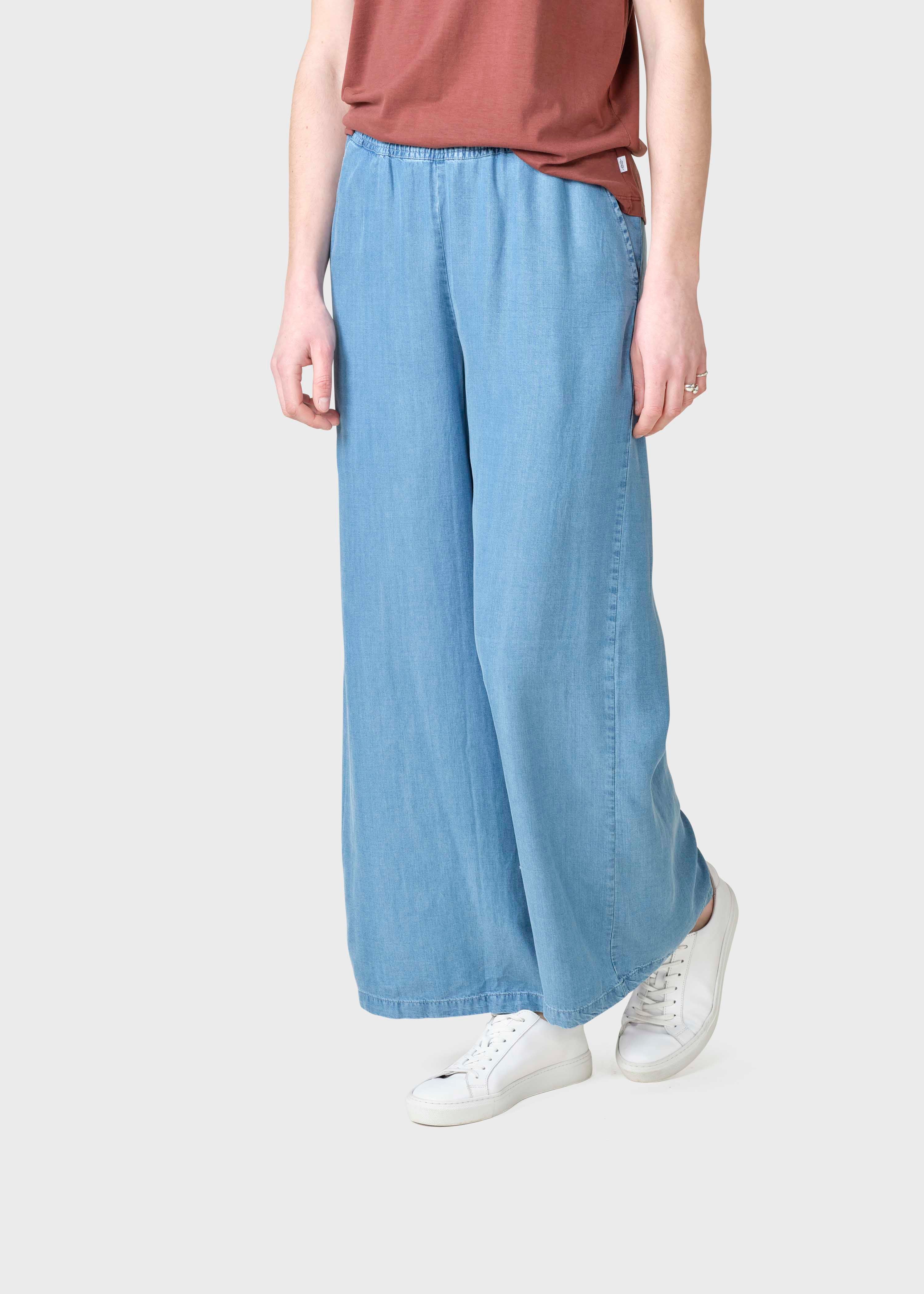 Pantalon Kaja Lyocell - Bleu Chambray Clair 