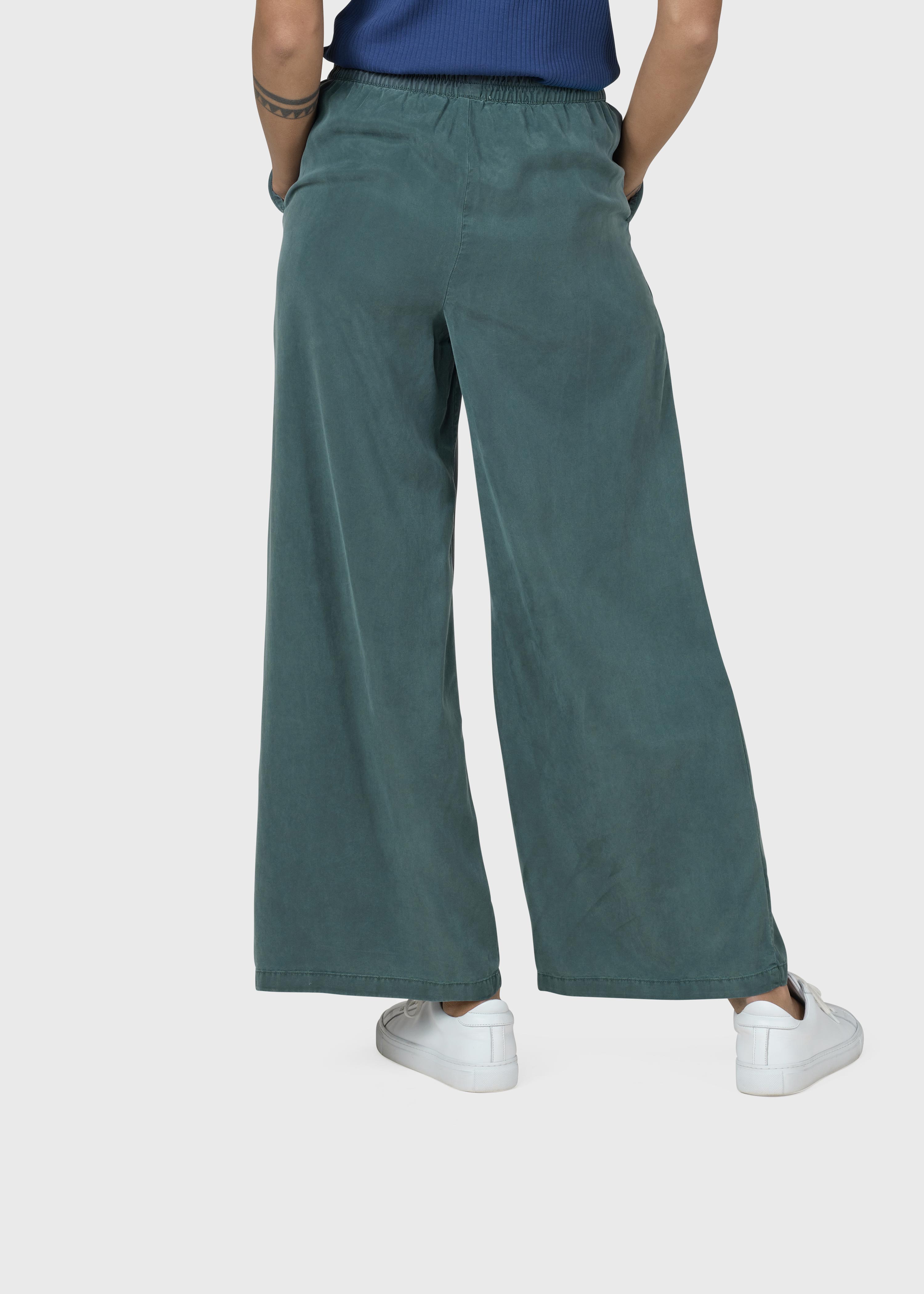 Pantalon Kaja Lyocell - Vert Mousse 