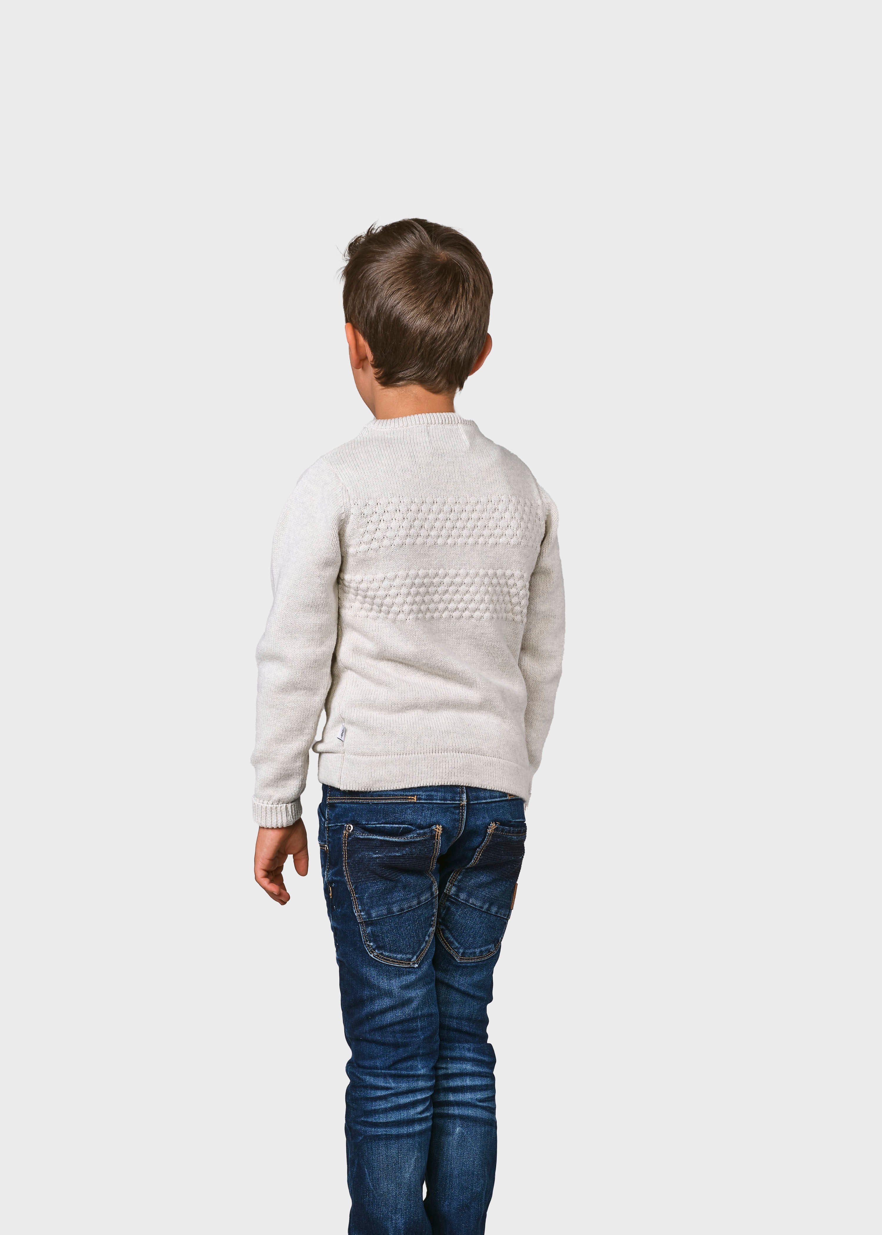 Kids Fisher Cotton Knit - Cream