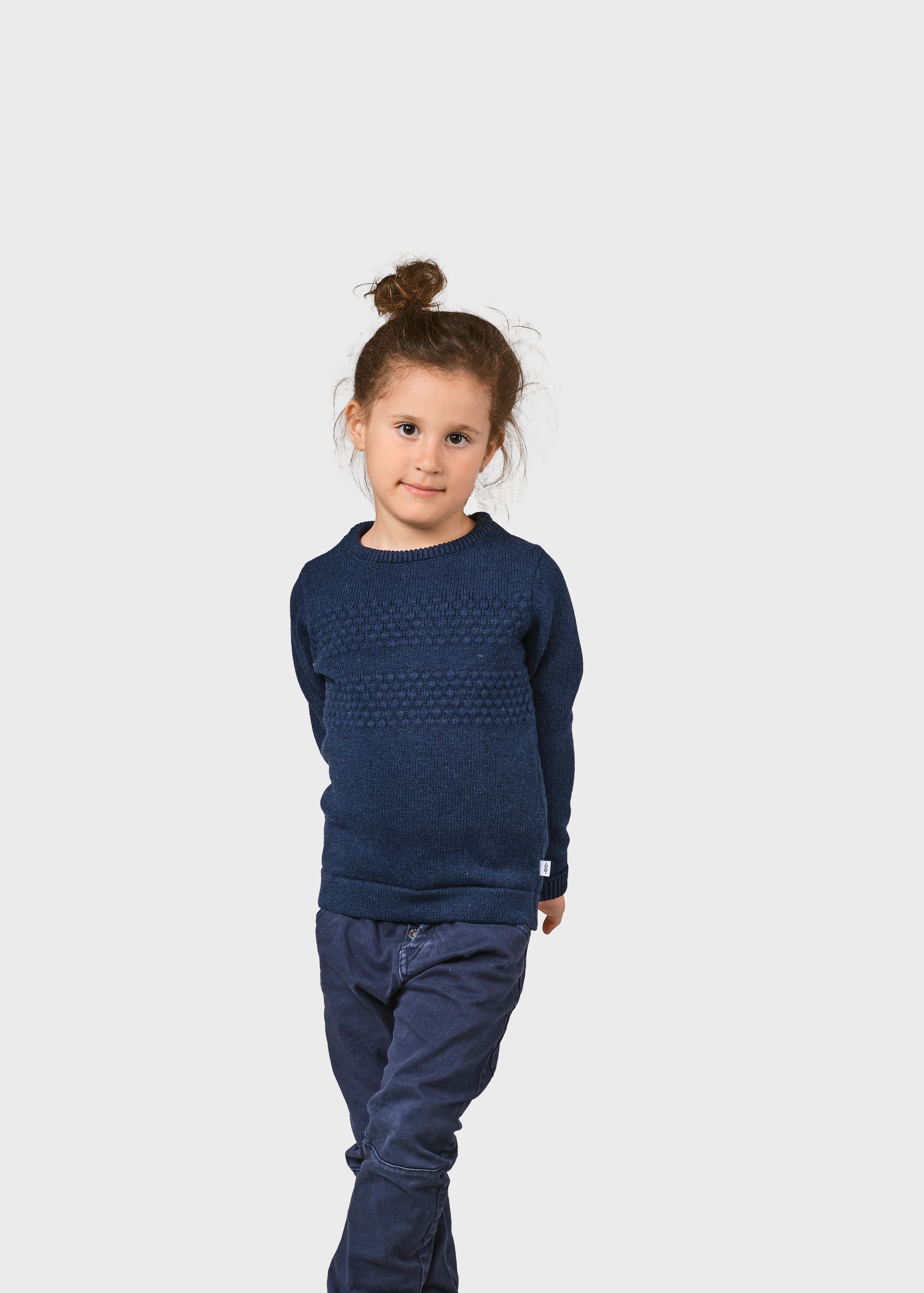 Kids Fisher Cotton Knit - Ocean