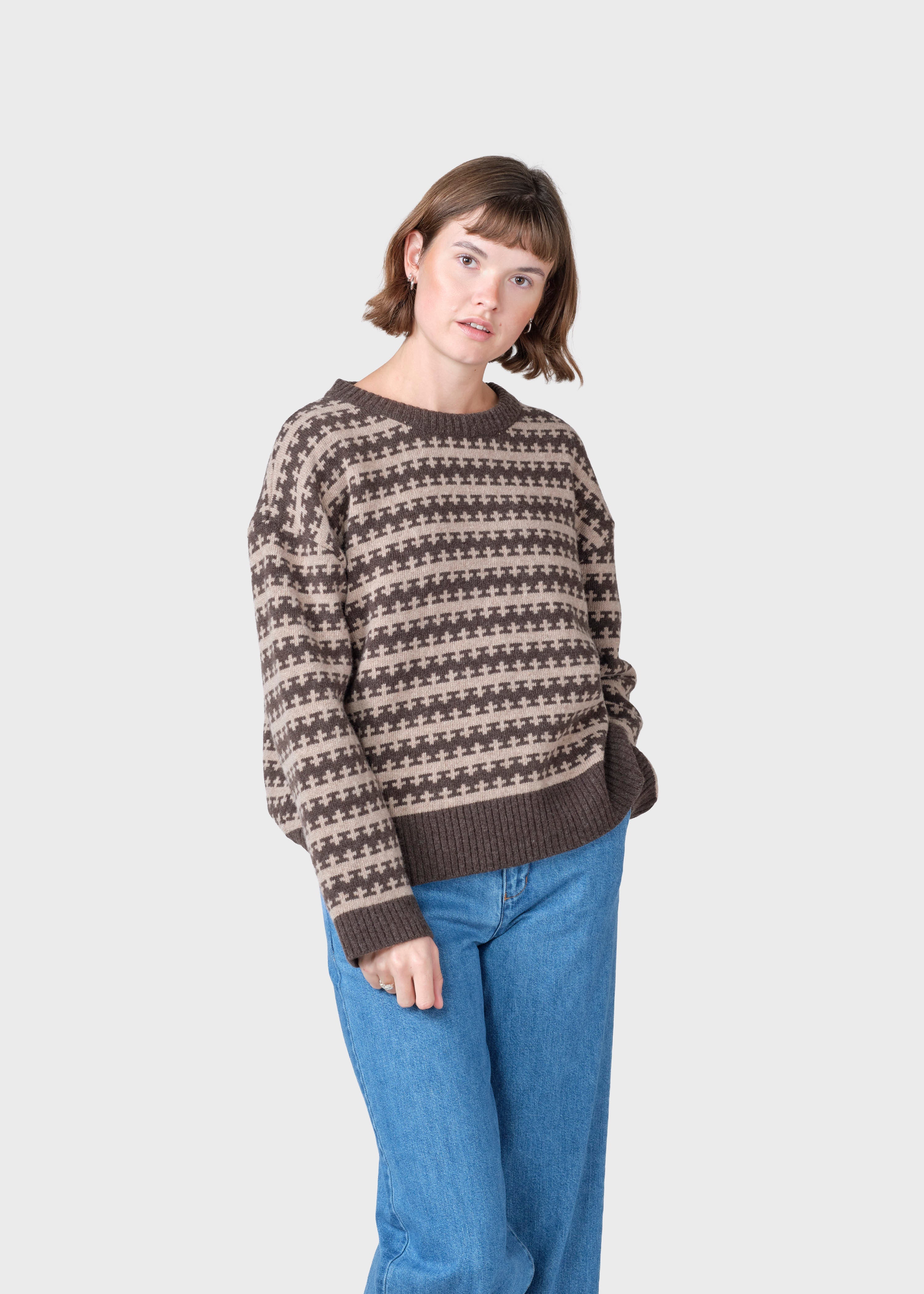Kitti Knit - Taupe/sand