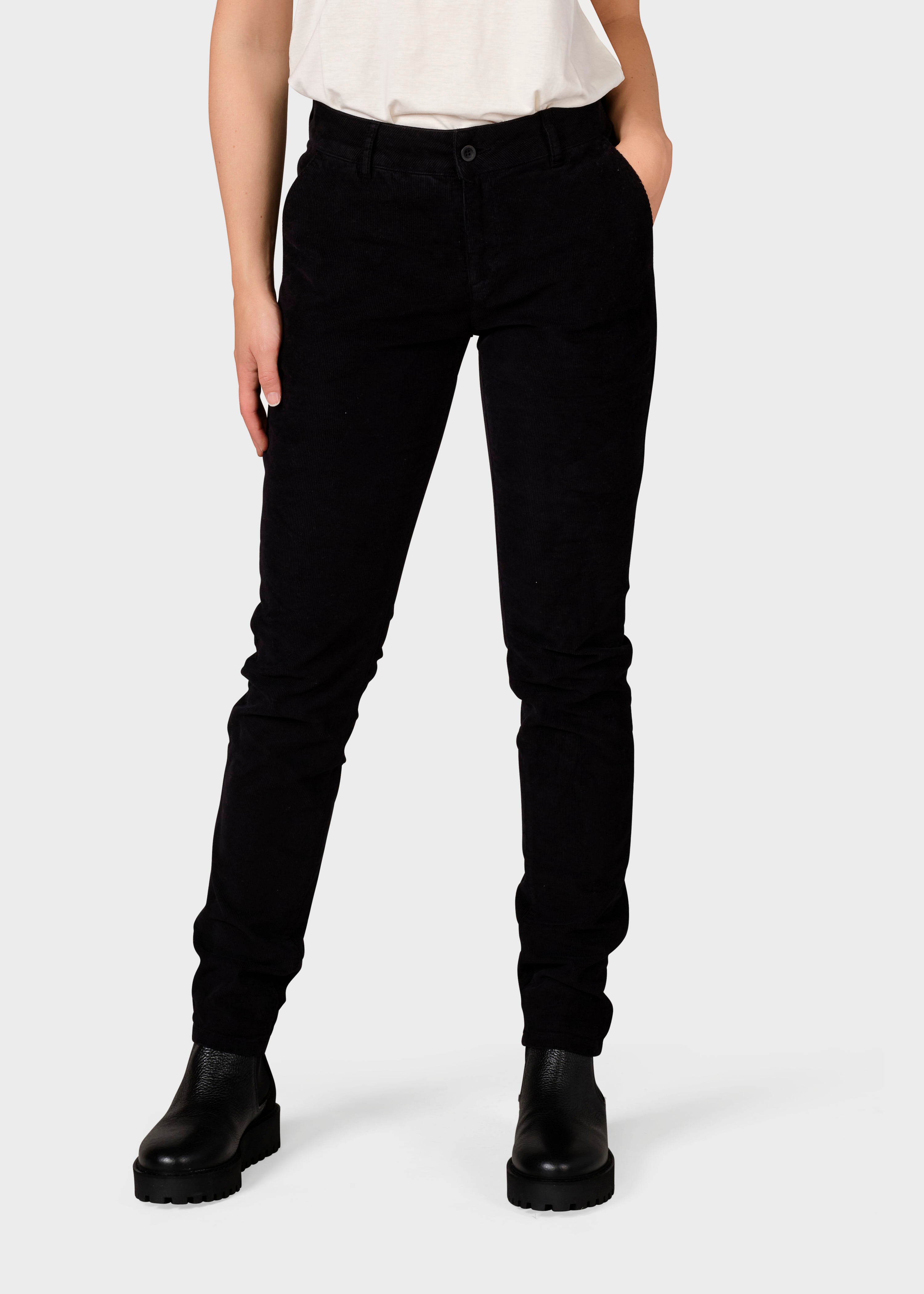 Liv Corduroy Pants - Black