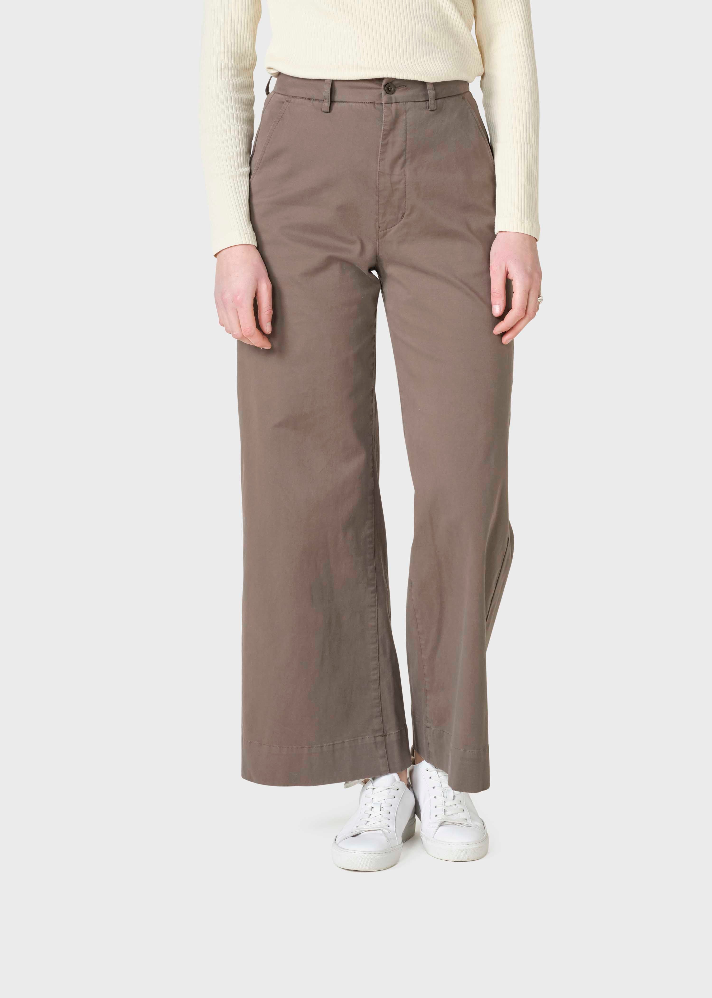 Lois Twill Pants - Taupe