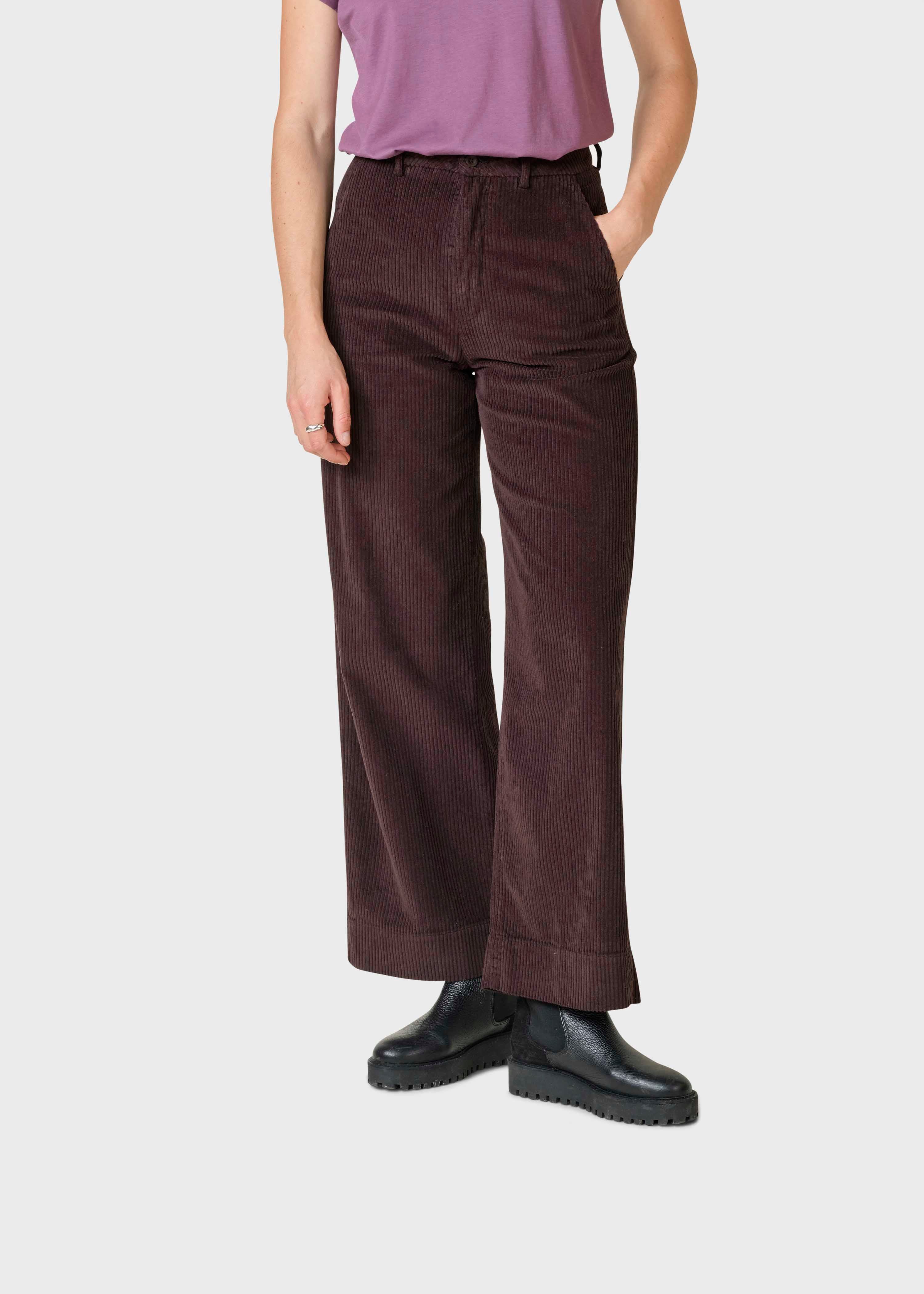 Lydia Jumbo Corduroy Pants - Earth