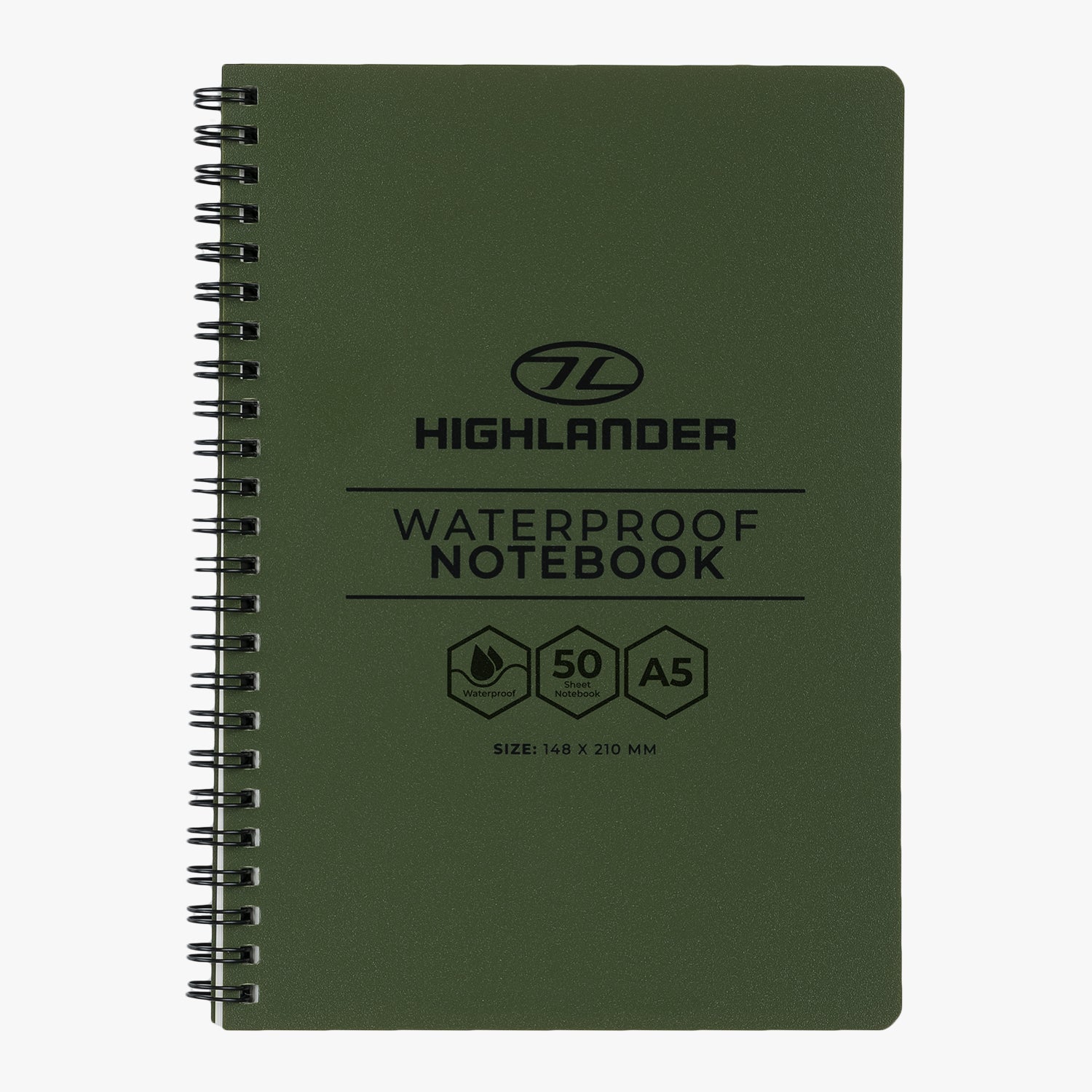 Highlander – Wasserdichter Outdoor-Notizblock A5