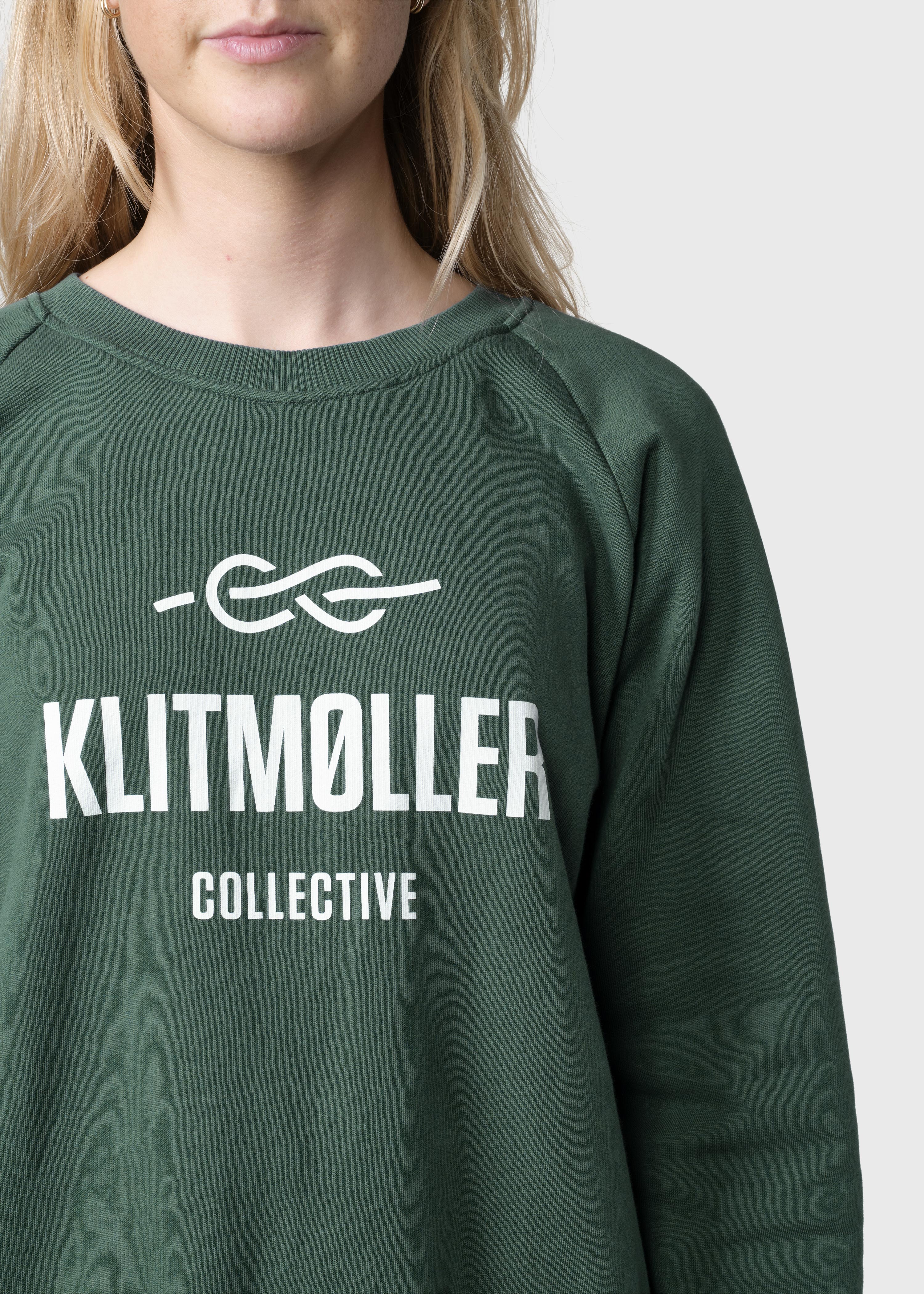 Maja Logo Crew - Moss Green