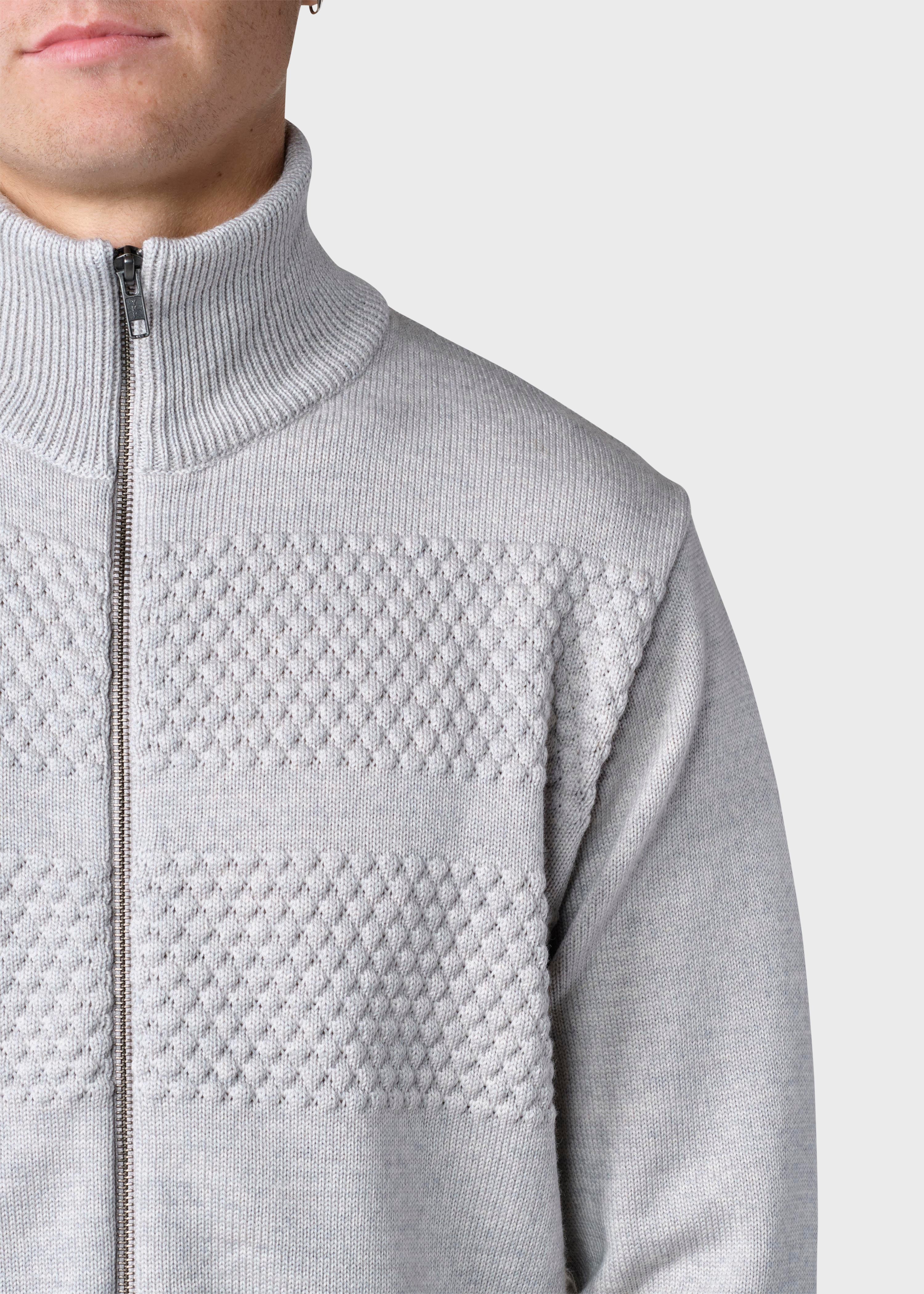 Marinus Knit Cardigan - Pastel Grey