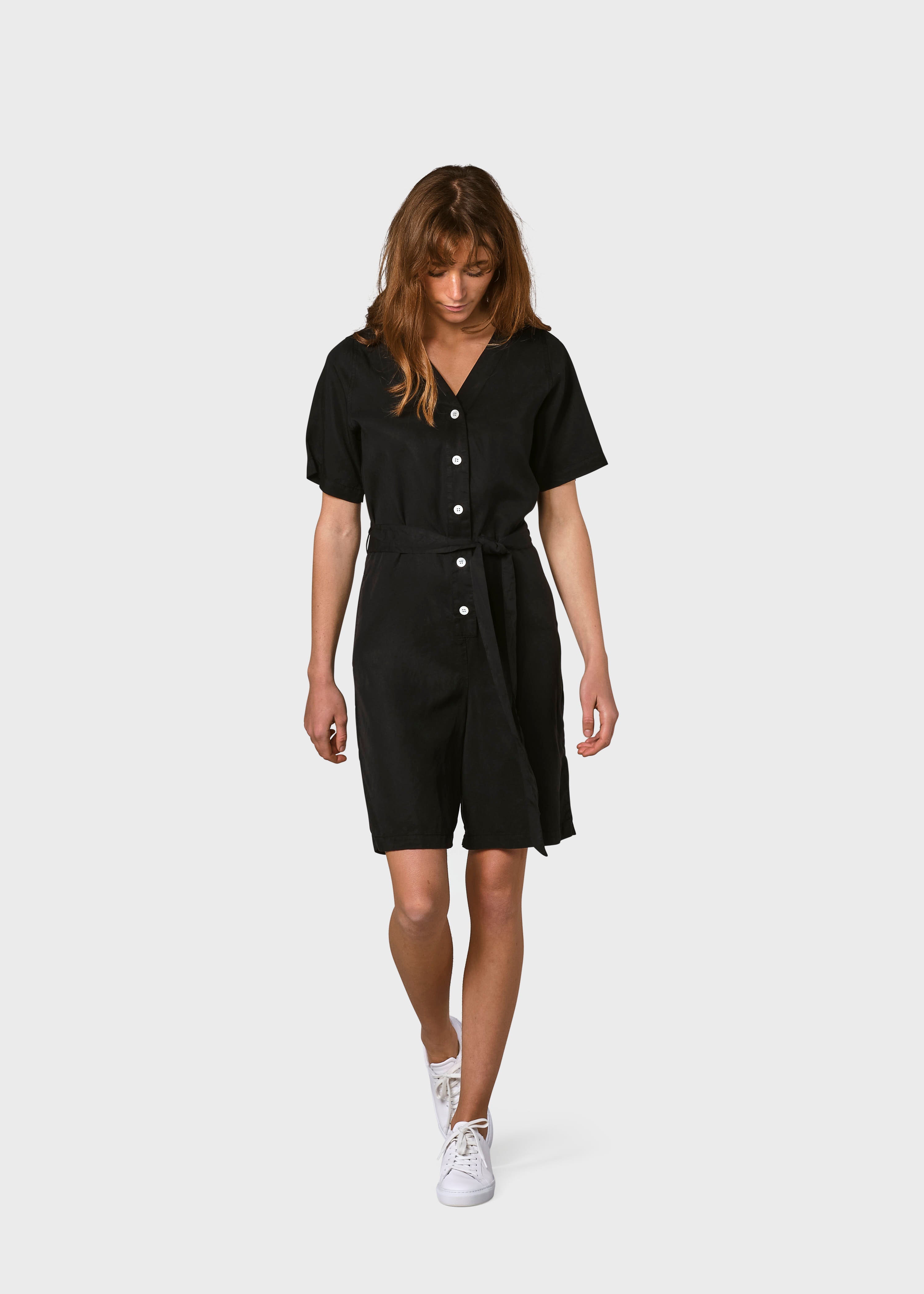 Marna Short Jumpsuit - Black