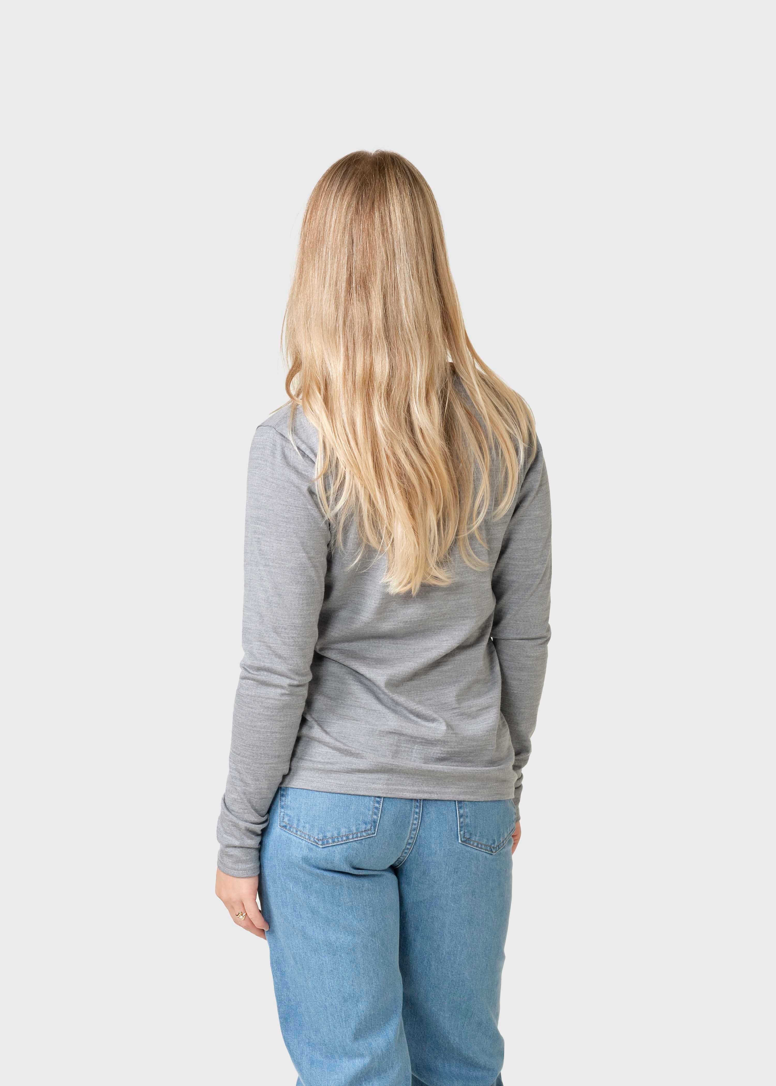 Marta Ls Tee - Grey Melange