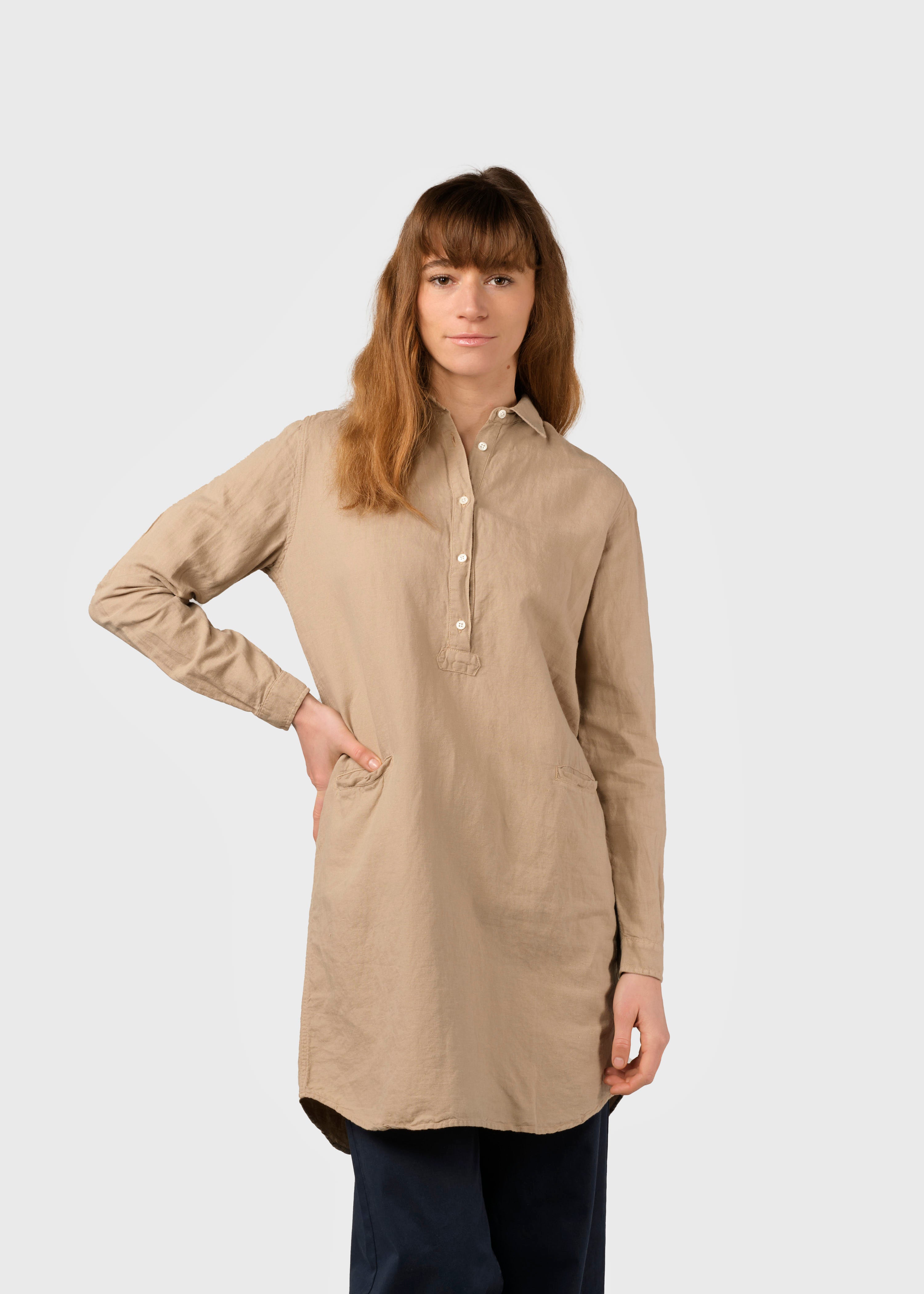 Mathilde Linen Shirt - Sand