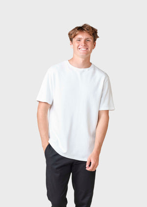 Mens Boxy Structure Tee - White