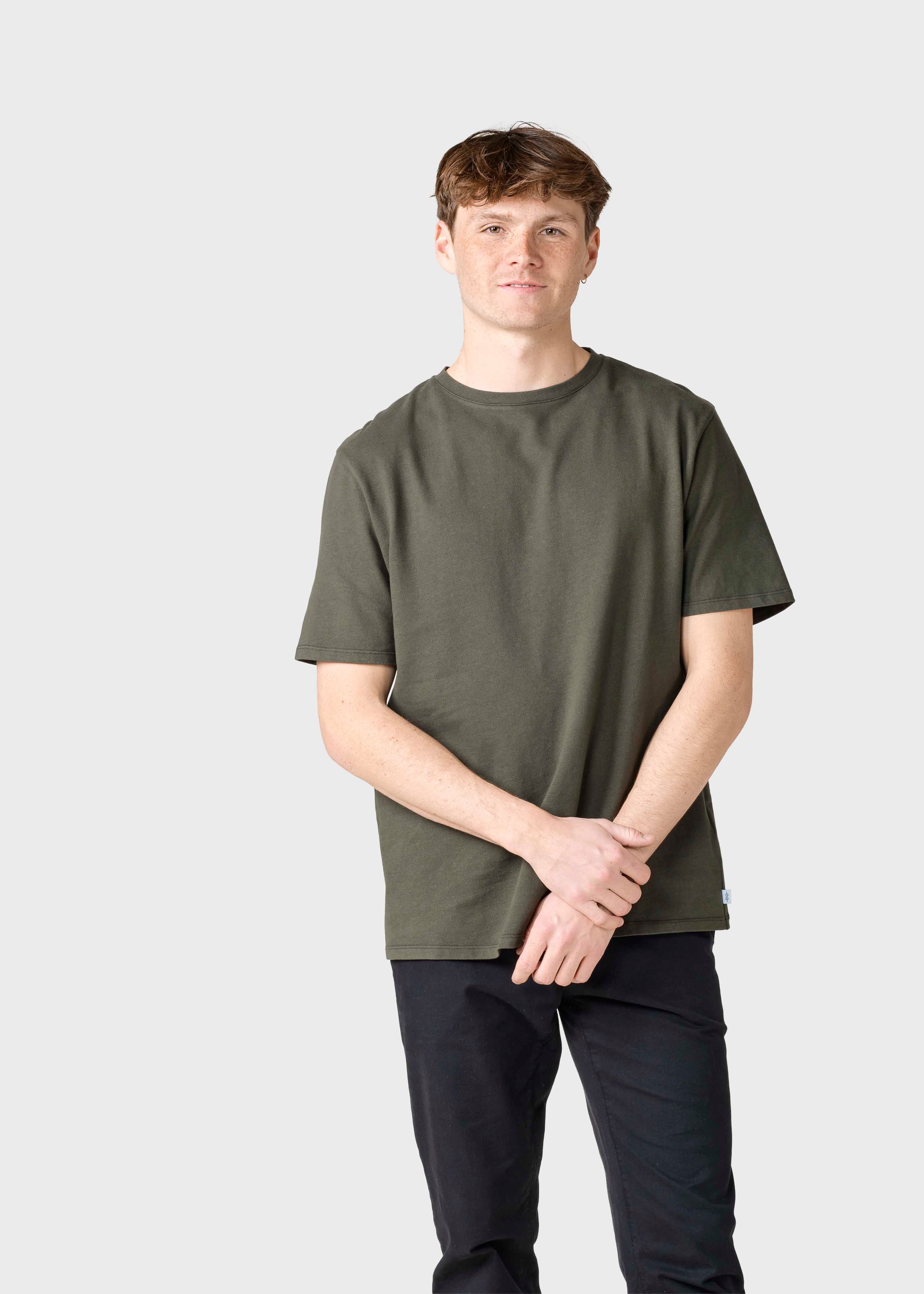 Mens Boxy Tee - Olive