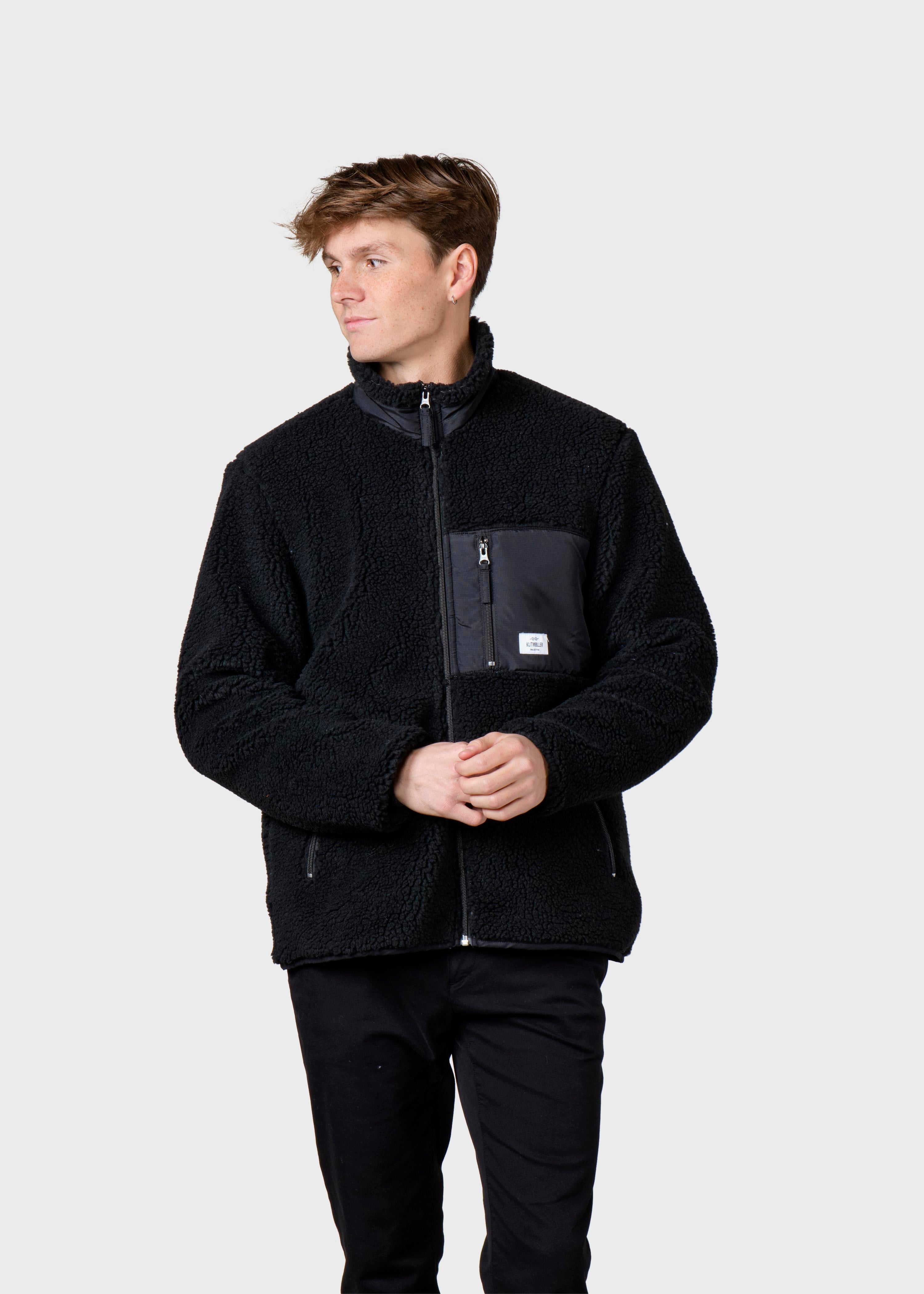 Mens Fleece Jacket - Black