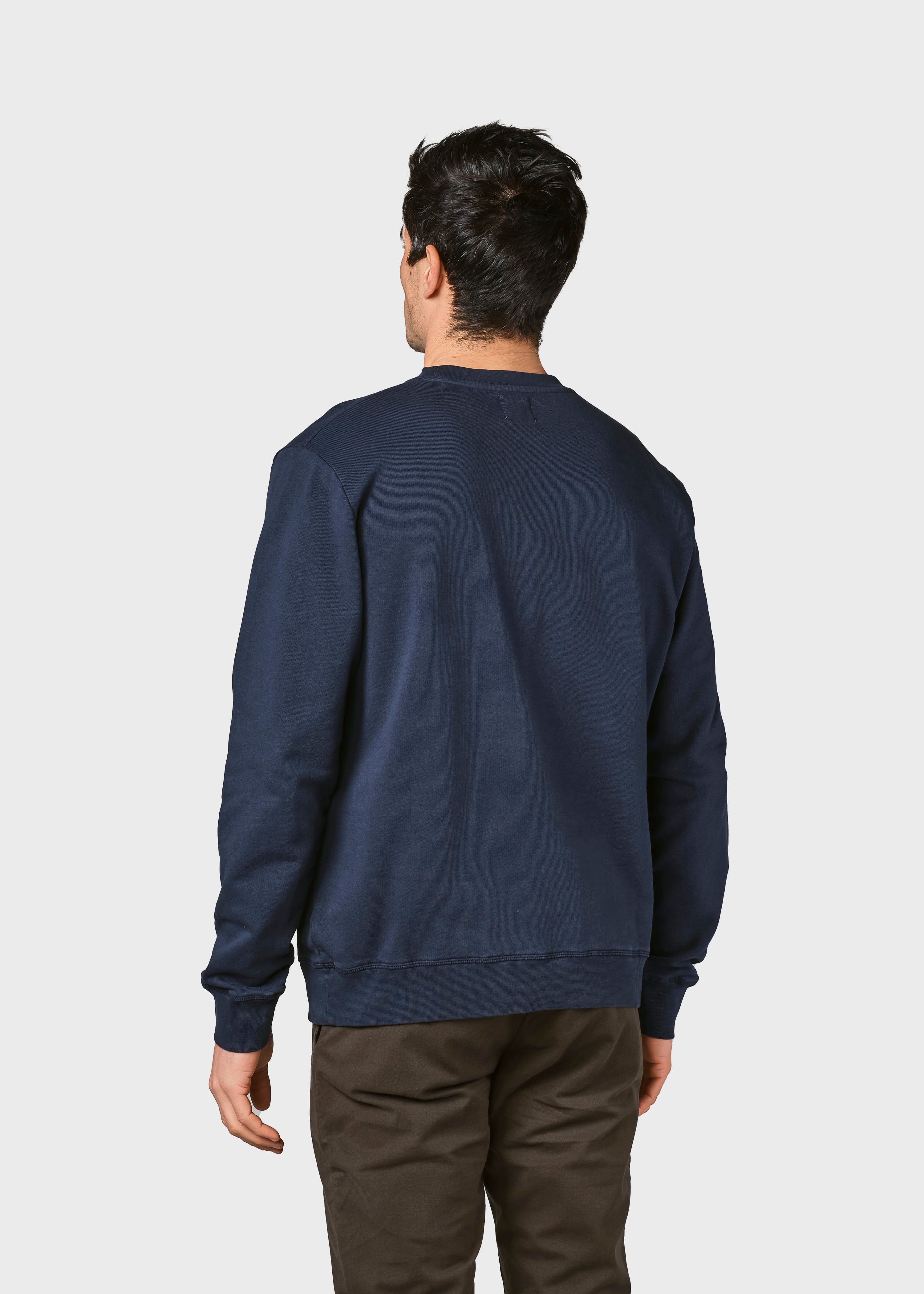 Mens Small Logo Crew - Navy