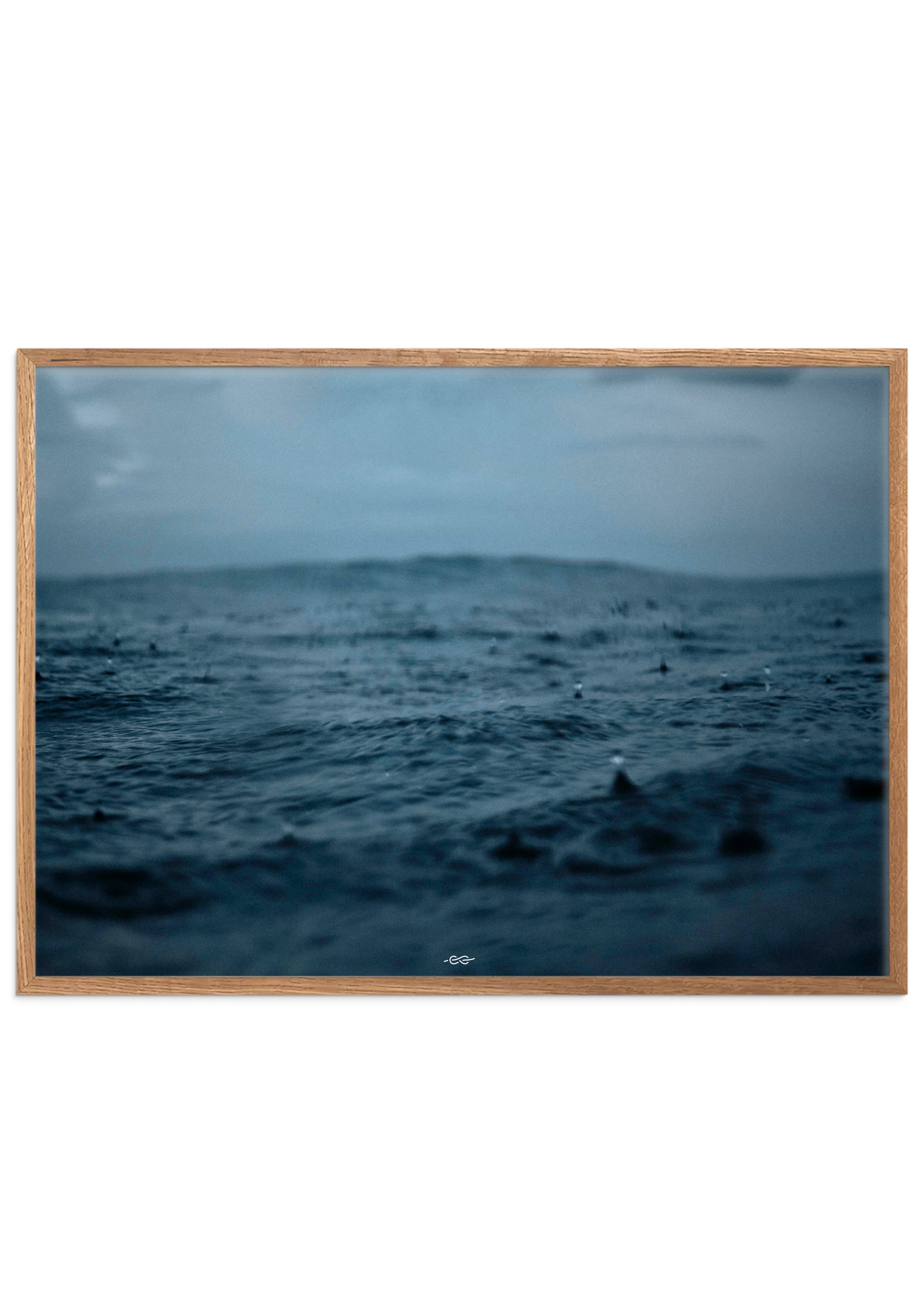 Ocean Raindrops 50x70 - Poster