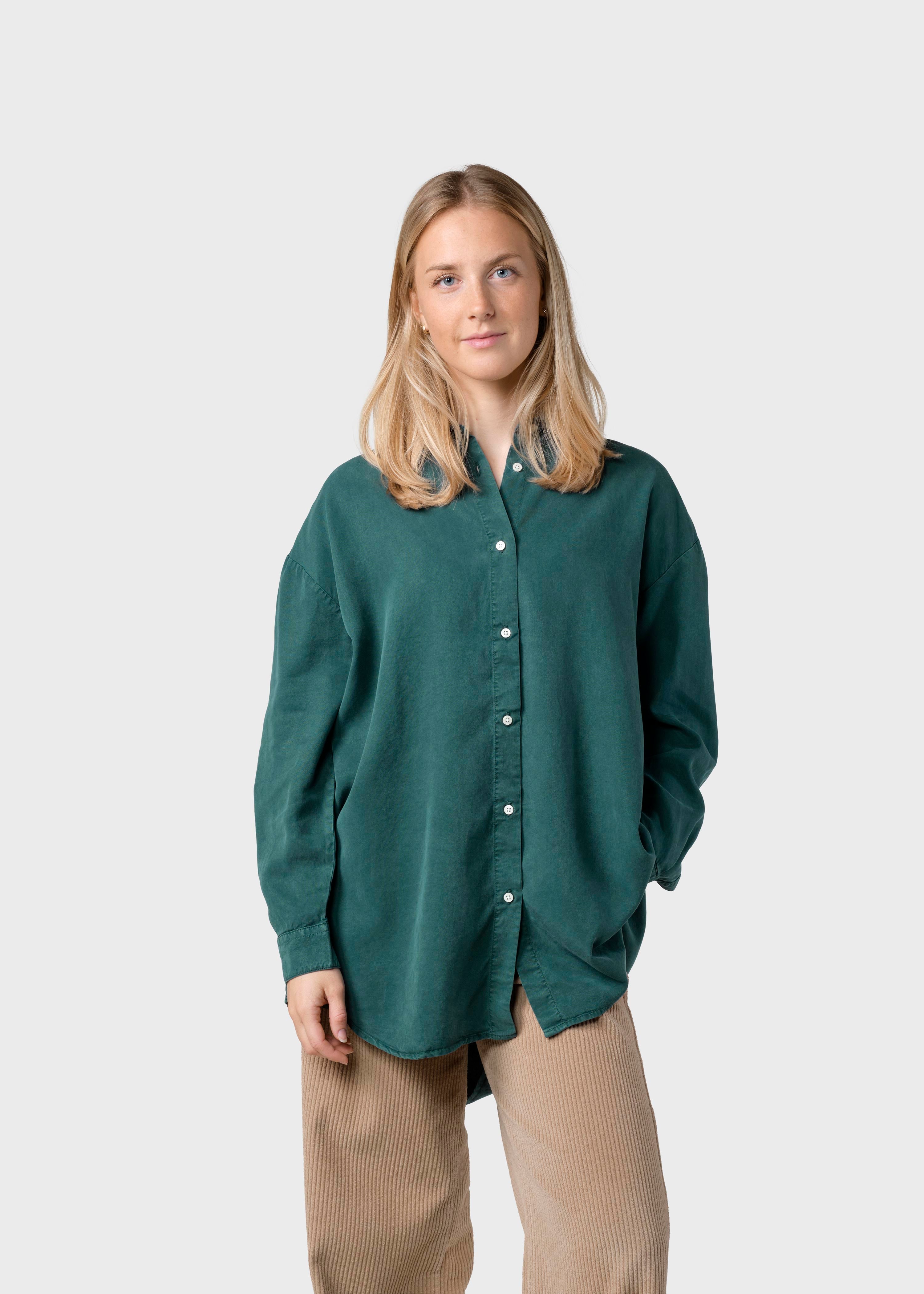 Ofelia Lyocell Shirt - Moss Green