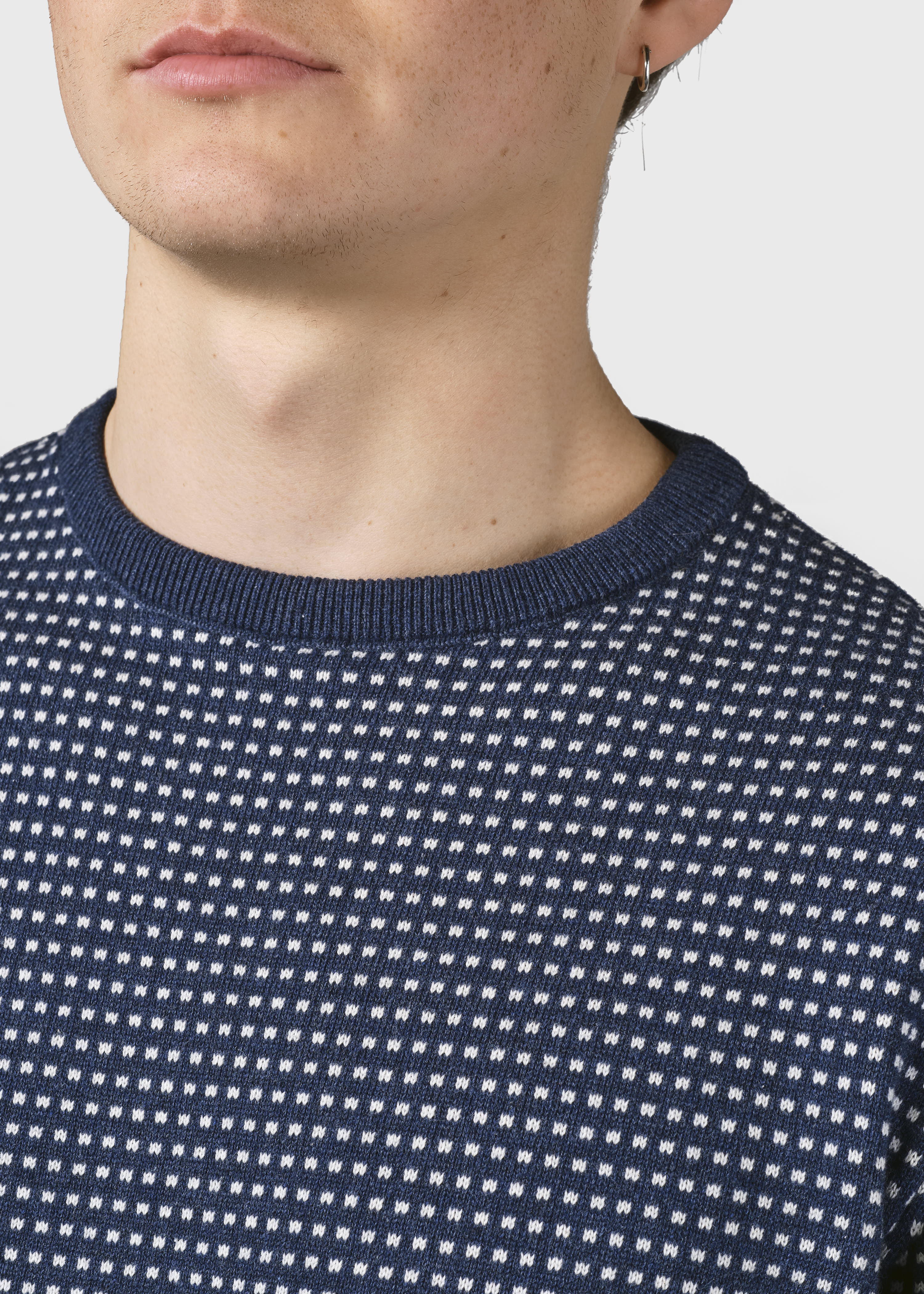 Otto Knit - Ocean/cream