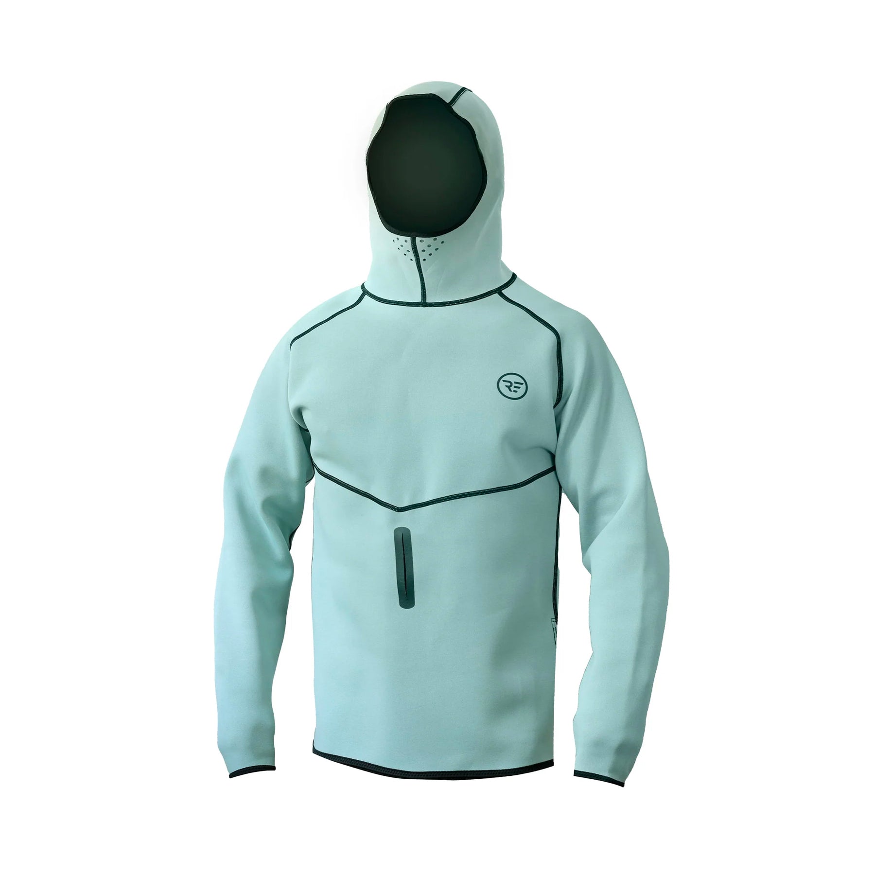Performance Neoprene Hoodie Mist Green