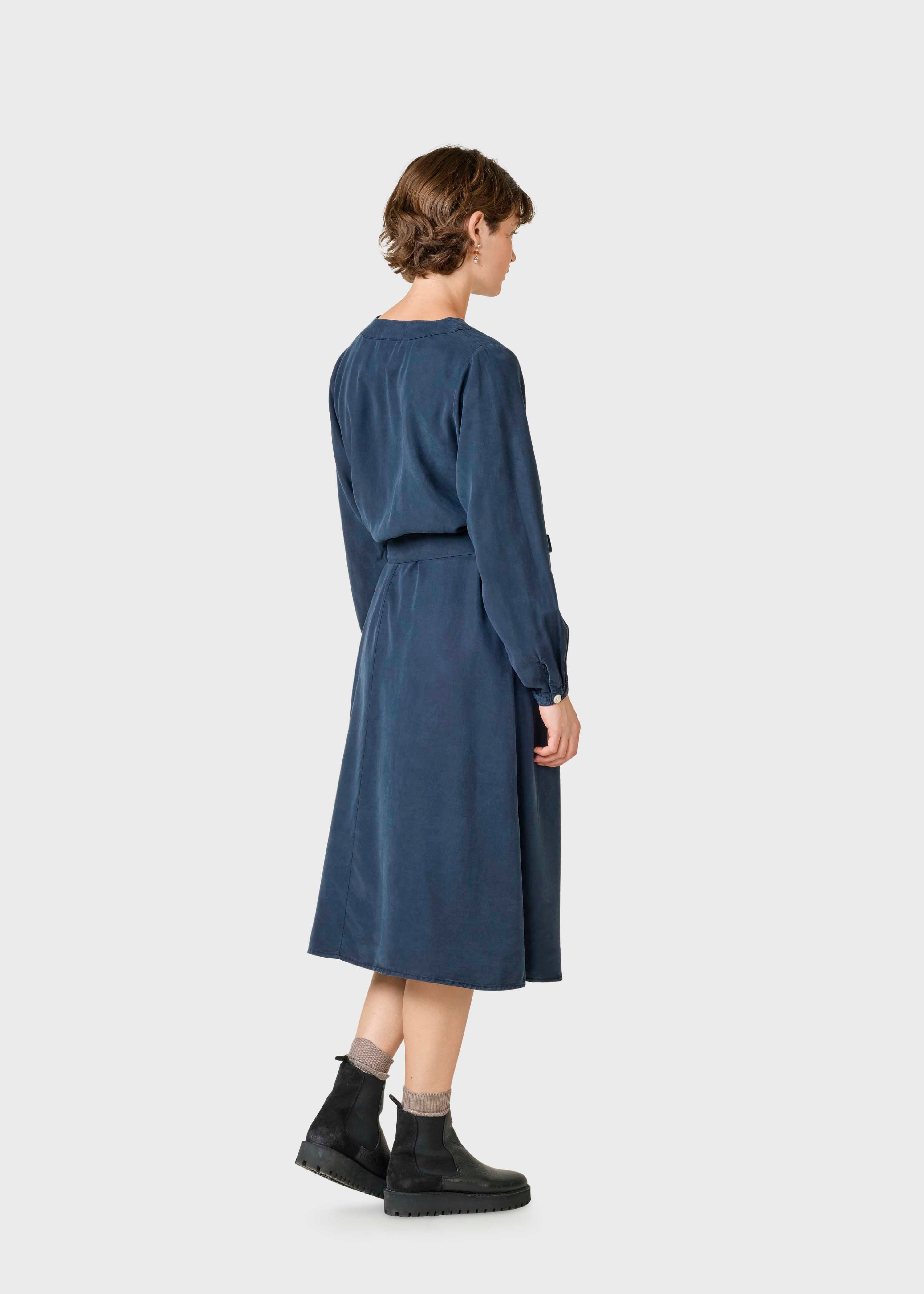 Pernille Ls Dress - Navy