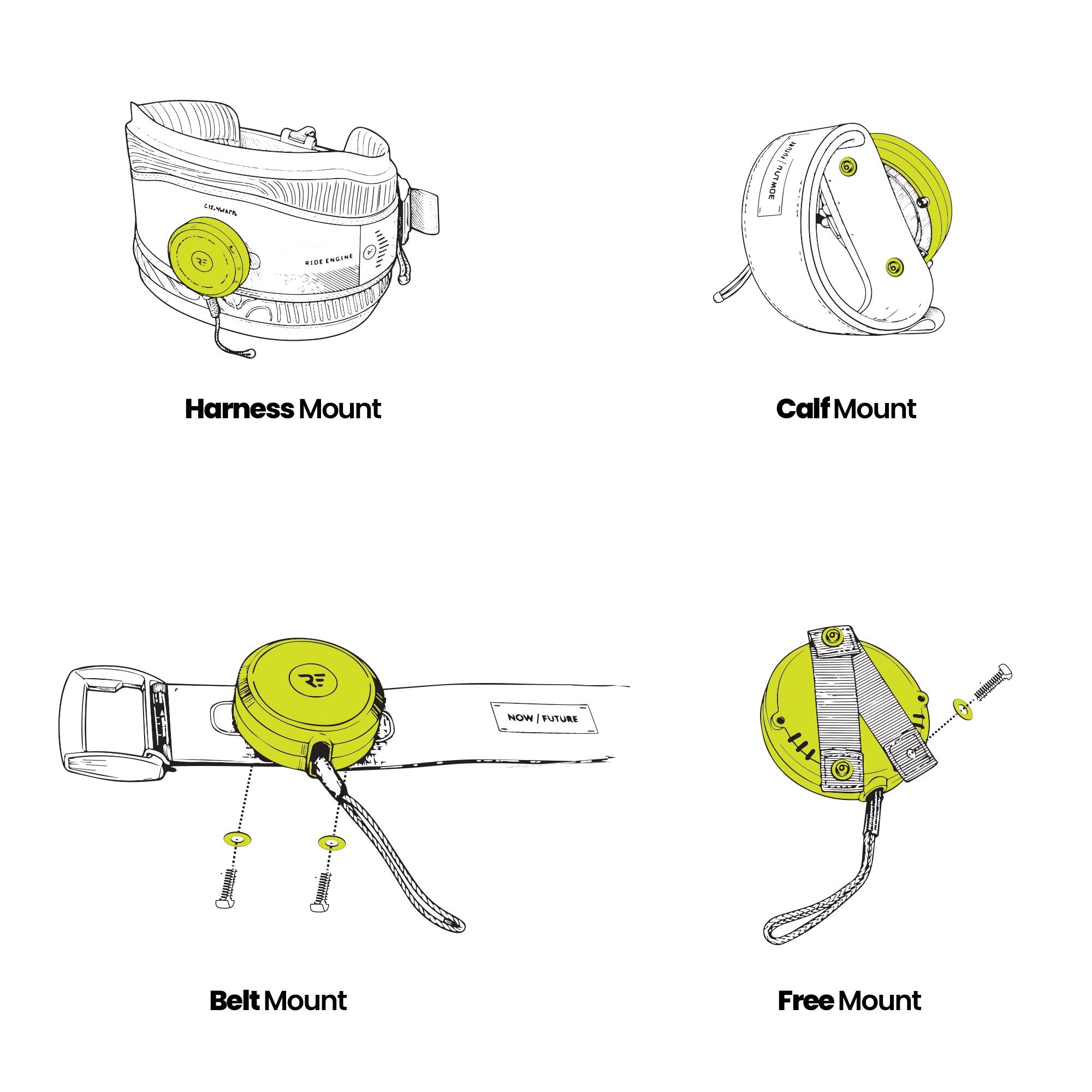 Re_tractable Reel Leash Base
