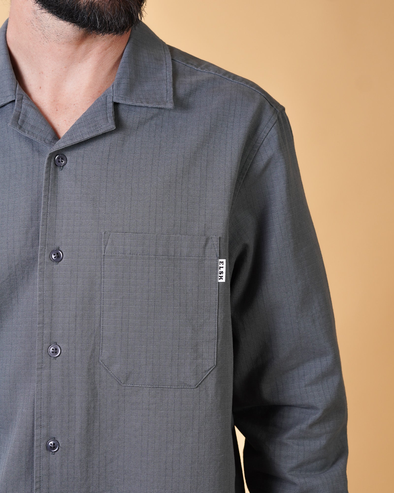 Ripstop Men'S Ls Shirt