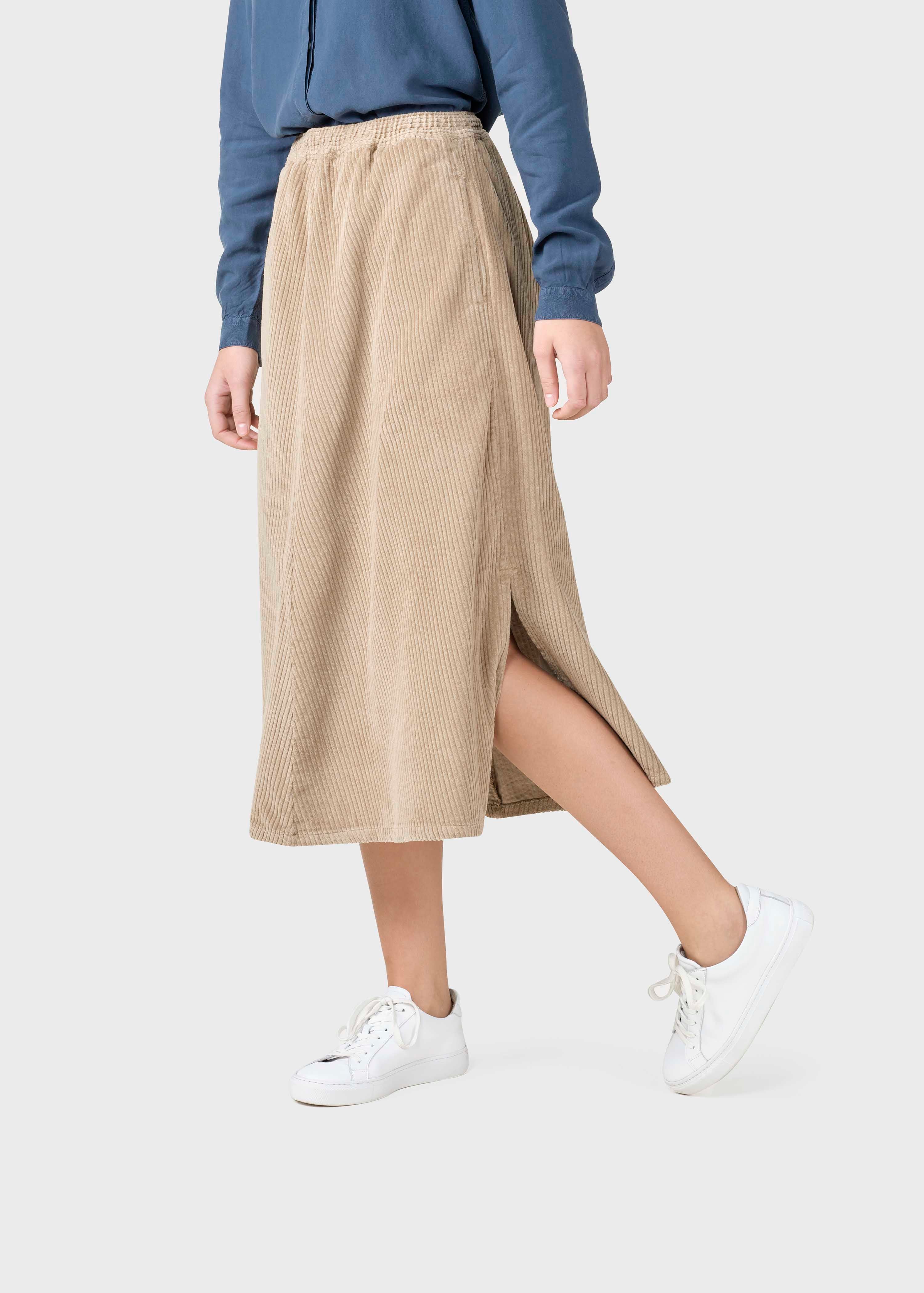 Ramona Cord Skirt - Sand